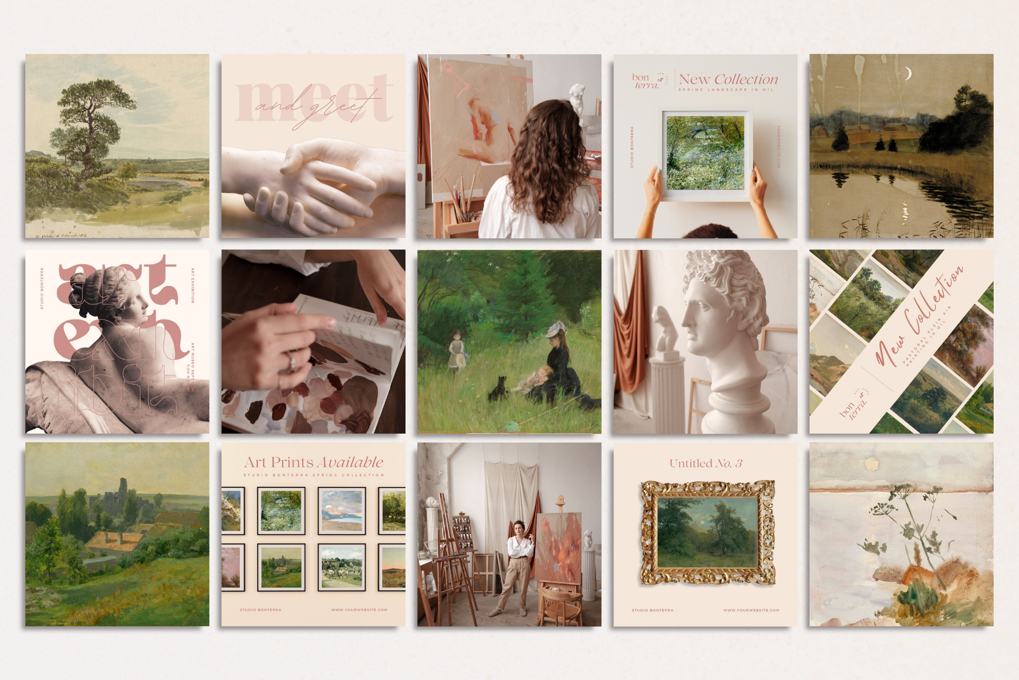 The Artist Canva Social Media Template Bundle 4