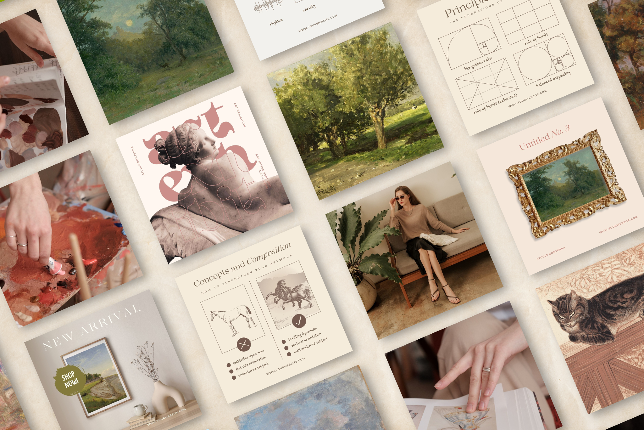 The Artist Canva Social Media Template Bundle 13