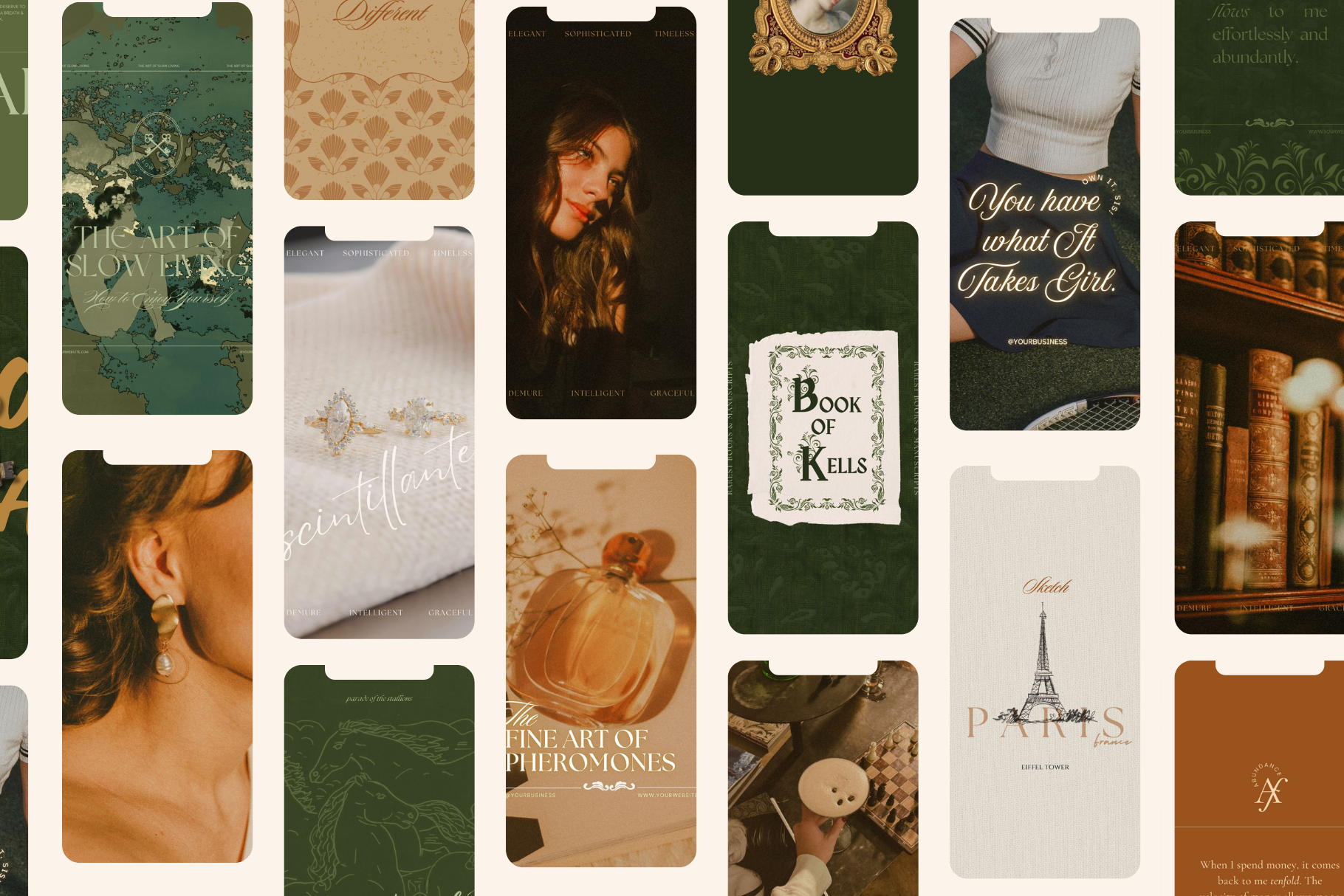 The Antiquarian Canva Template Bundle 15