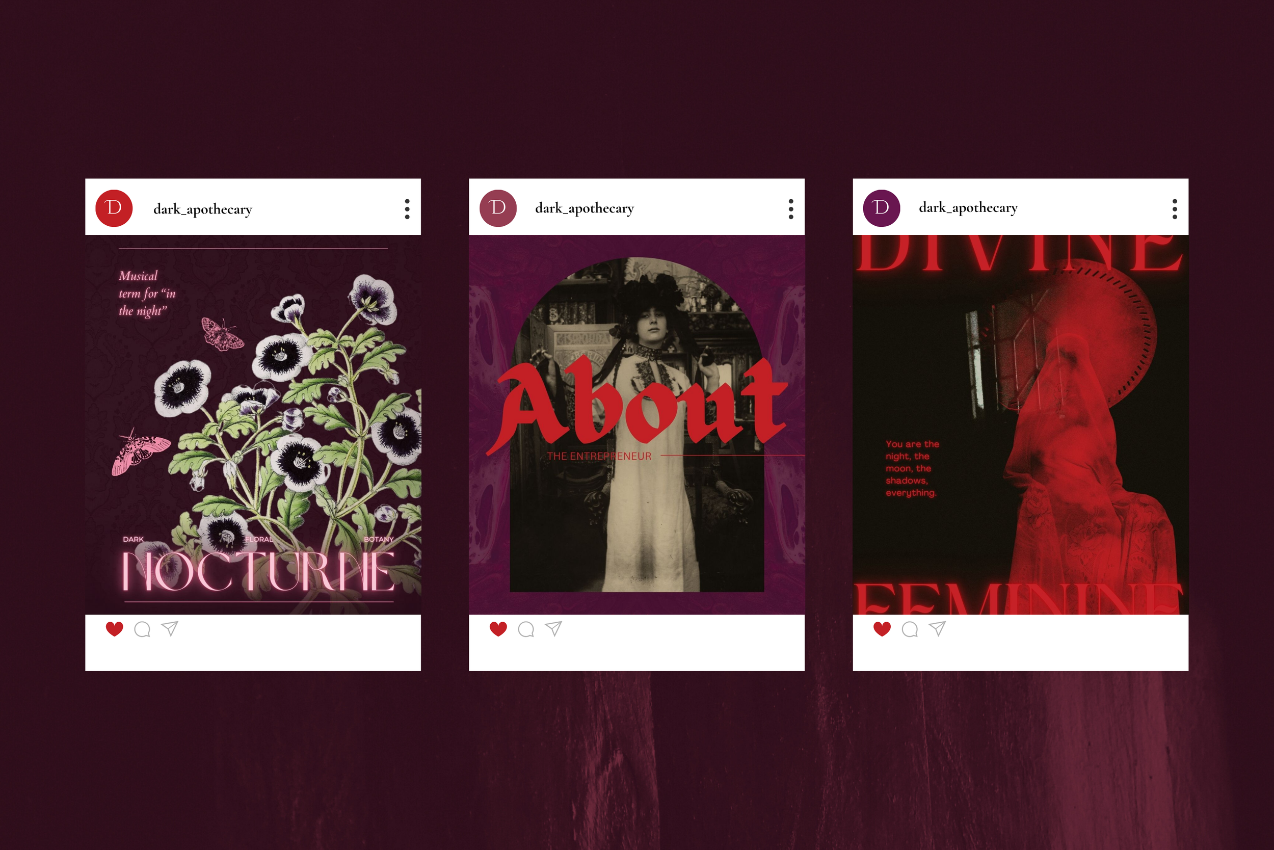 Dark Apothecary Canva Template Bundle 5