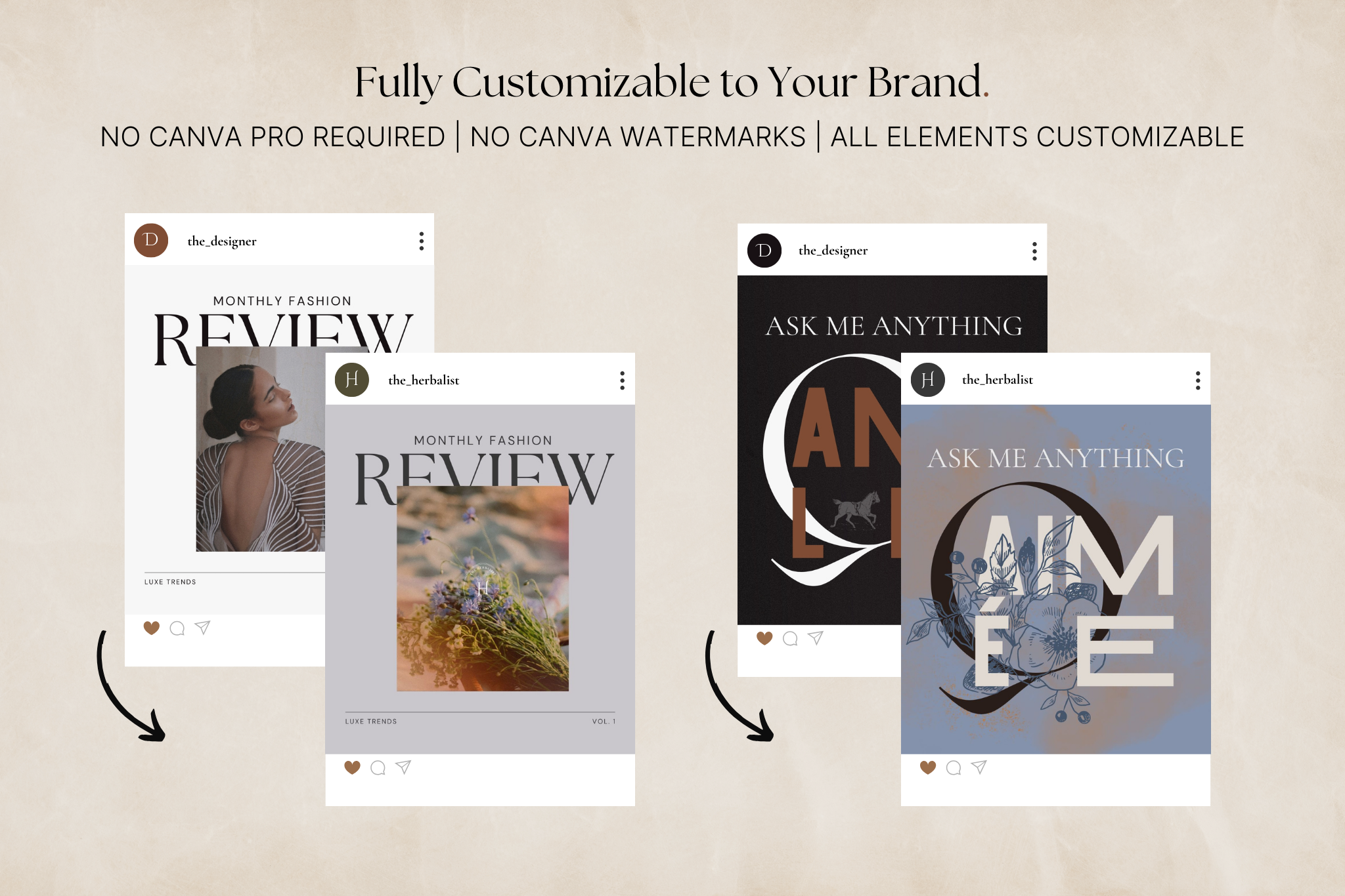 The Designer Canva Social Media Template Bundle 11