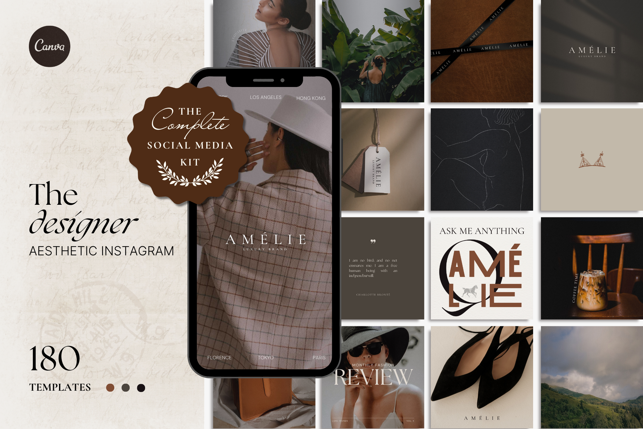 The Designer Canva Social Media Template Bundle