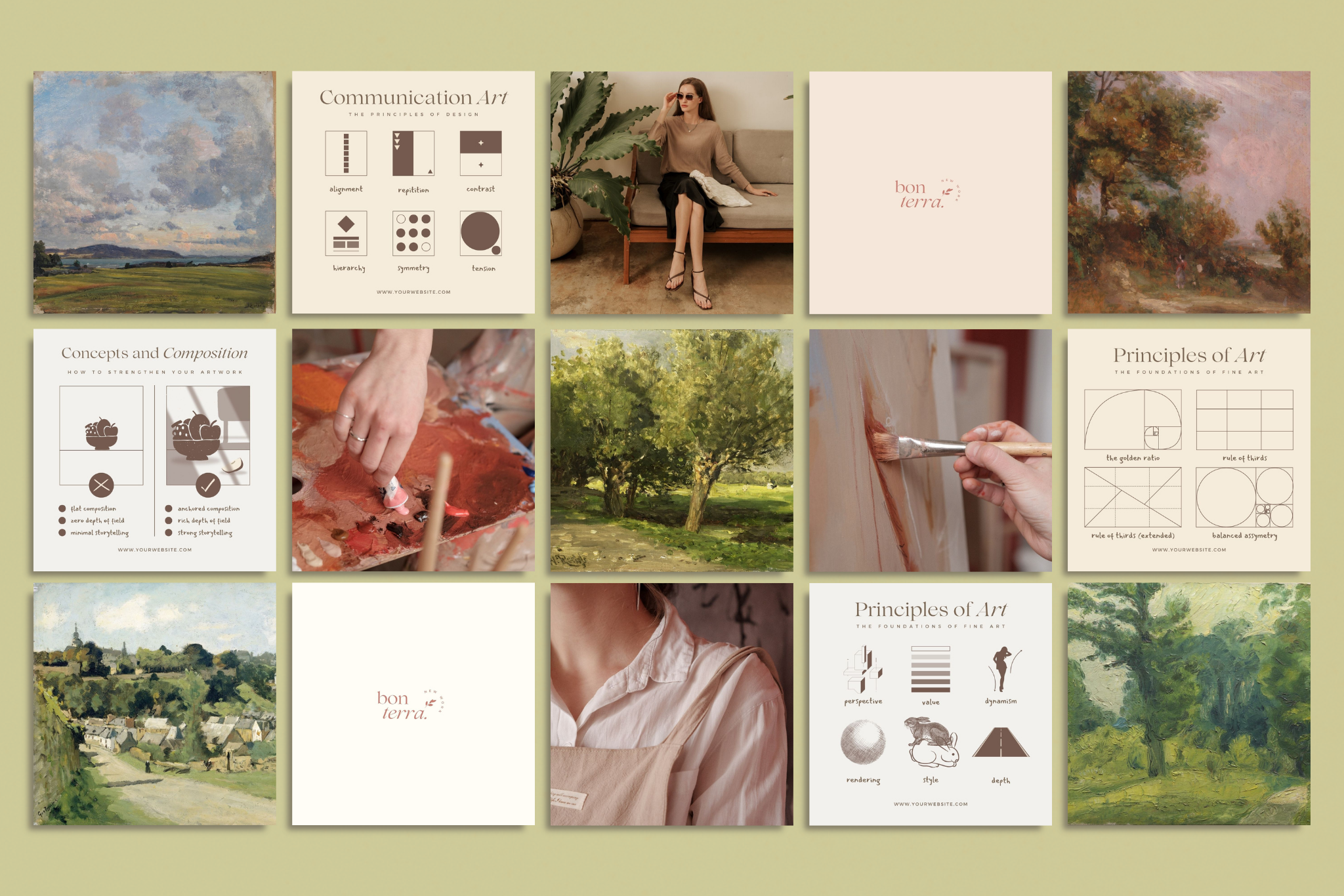 The Artist Canva Social Media Template Bundle 5