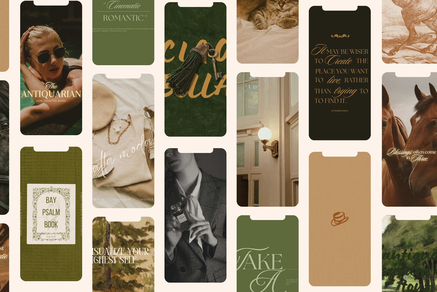 The Antiquarian Canva Template Bundle 16