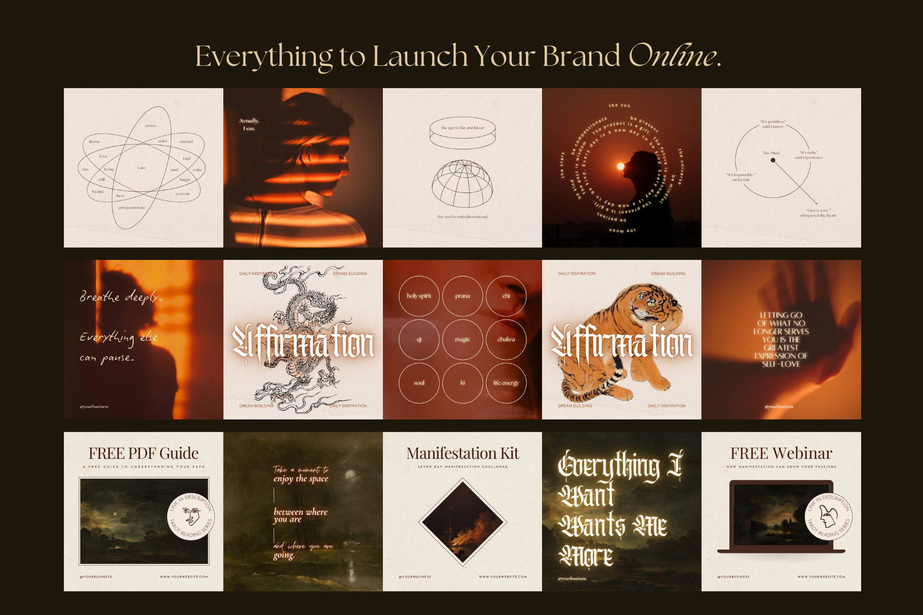 The Manifester Canva Template Bundle 16