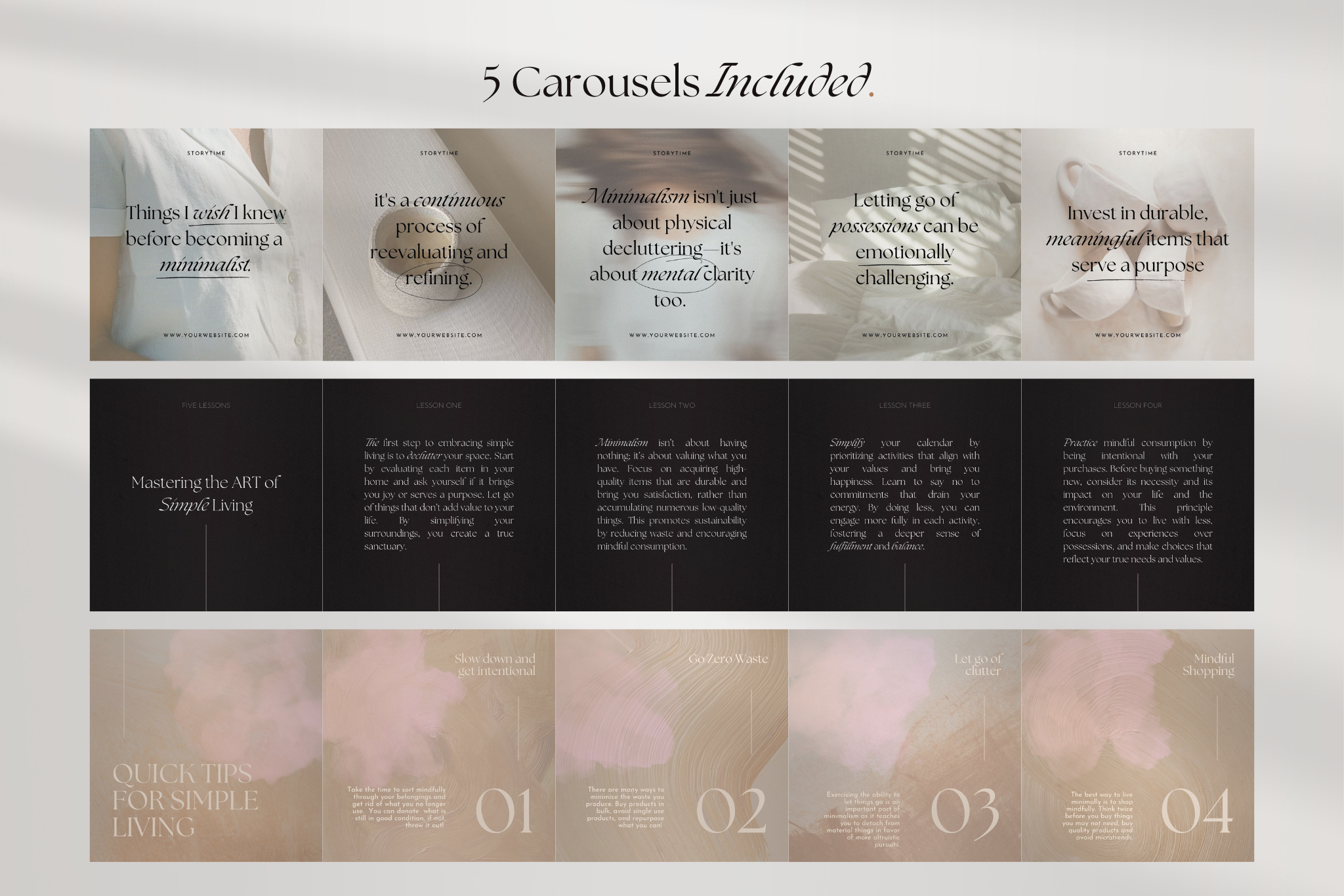 The Minimalist Canva Social Media Template Bundle 15