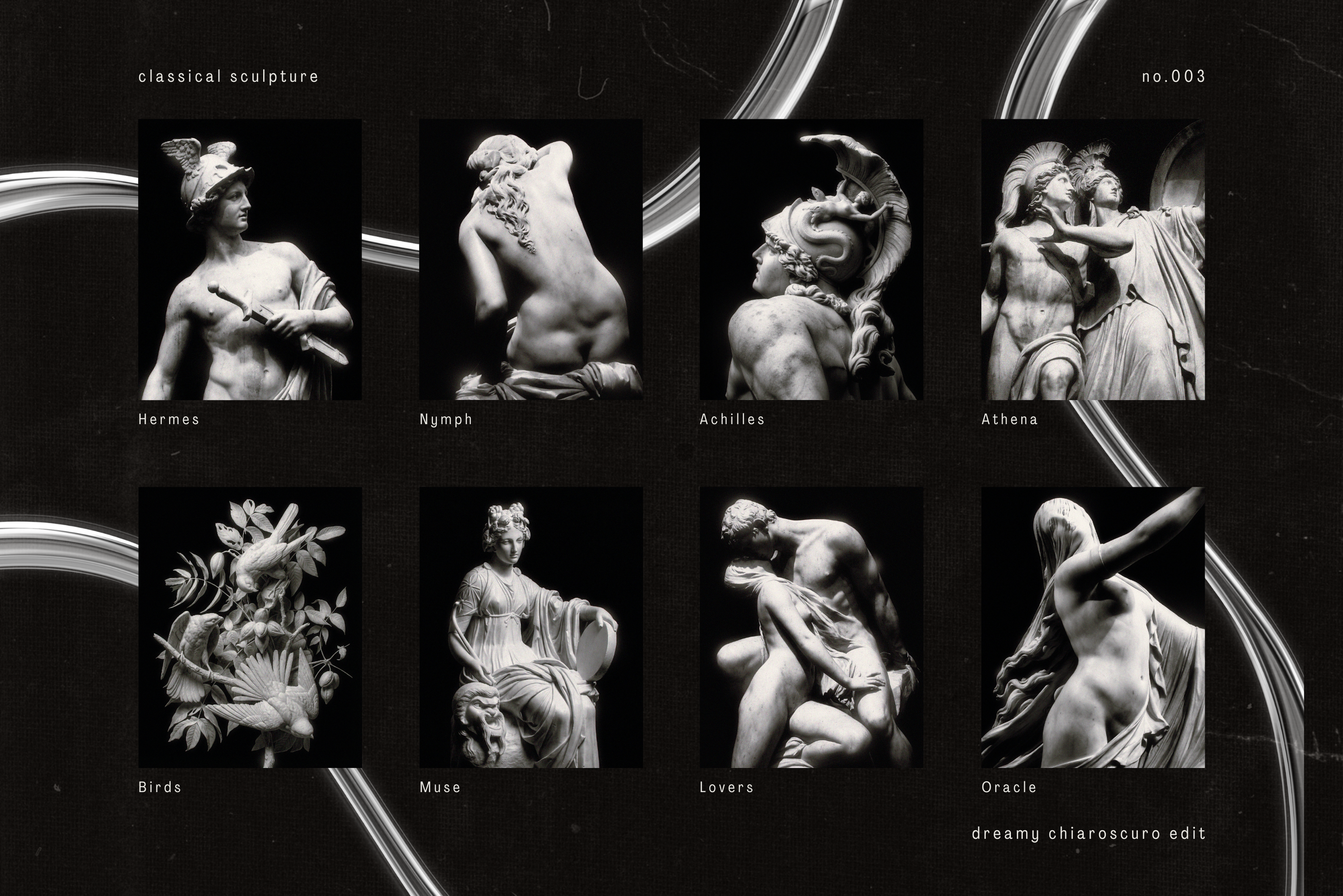 Classical Sculpture Stock Photo Bundle 8