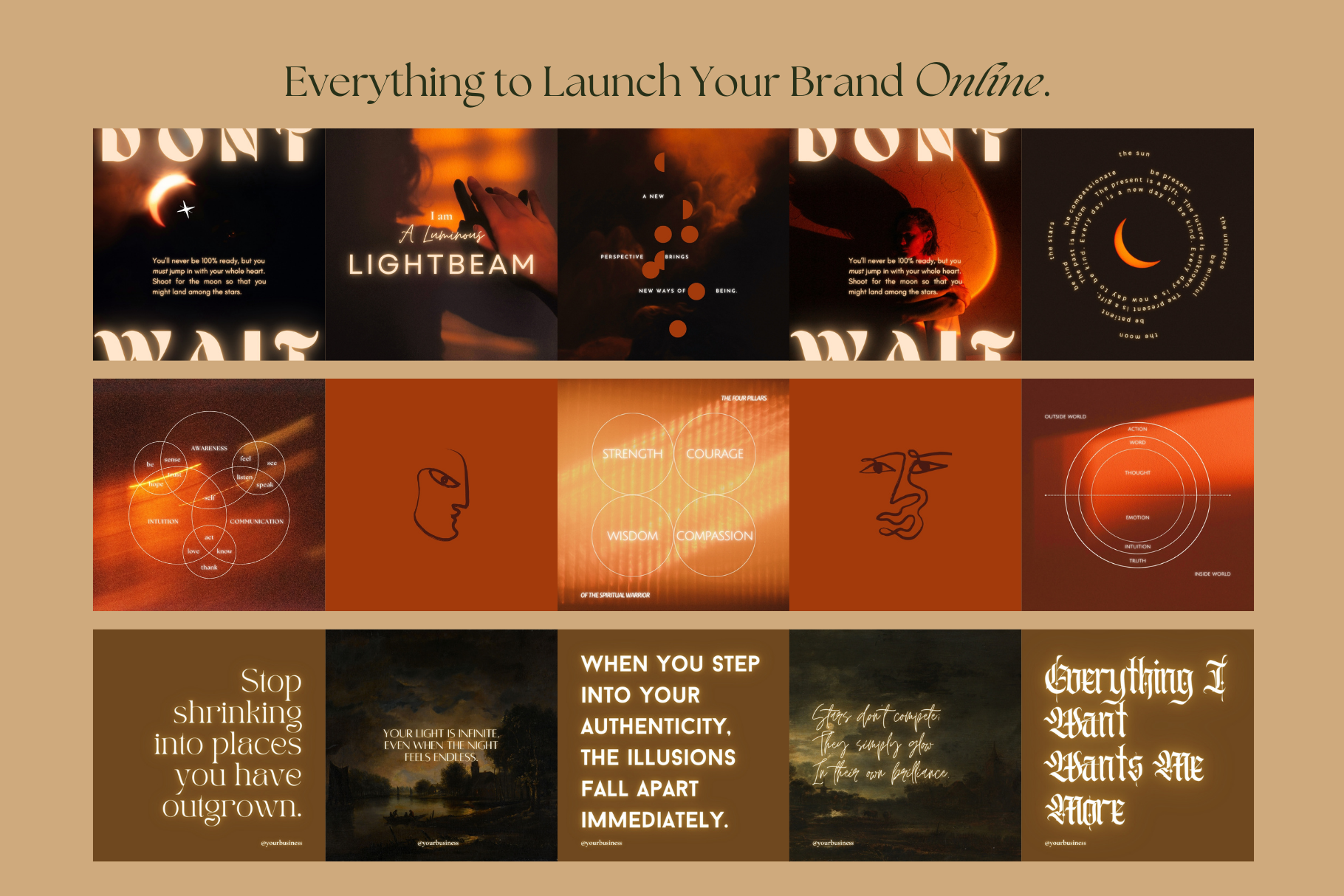 The Manifester Canva Template Bundle 17