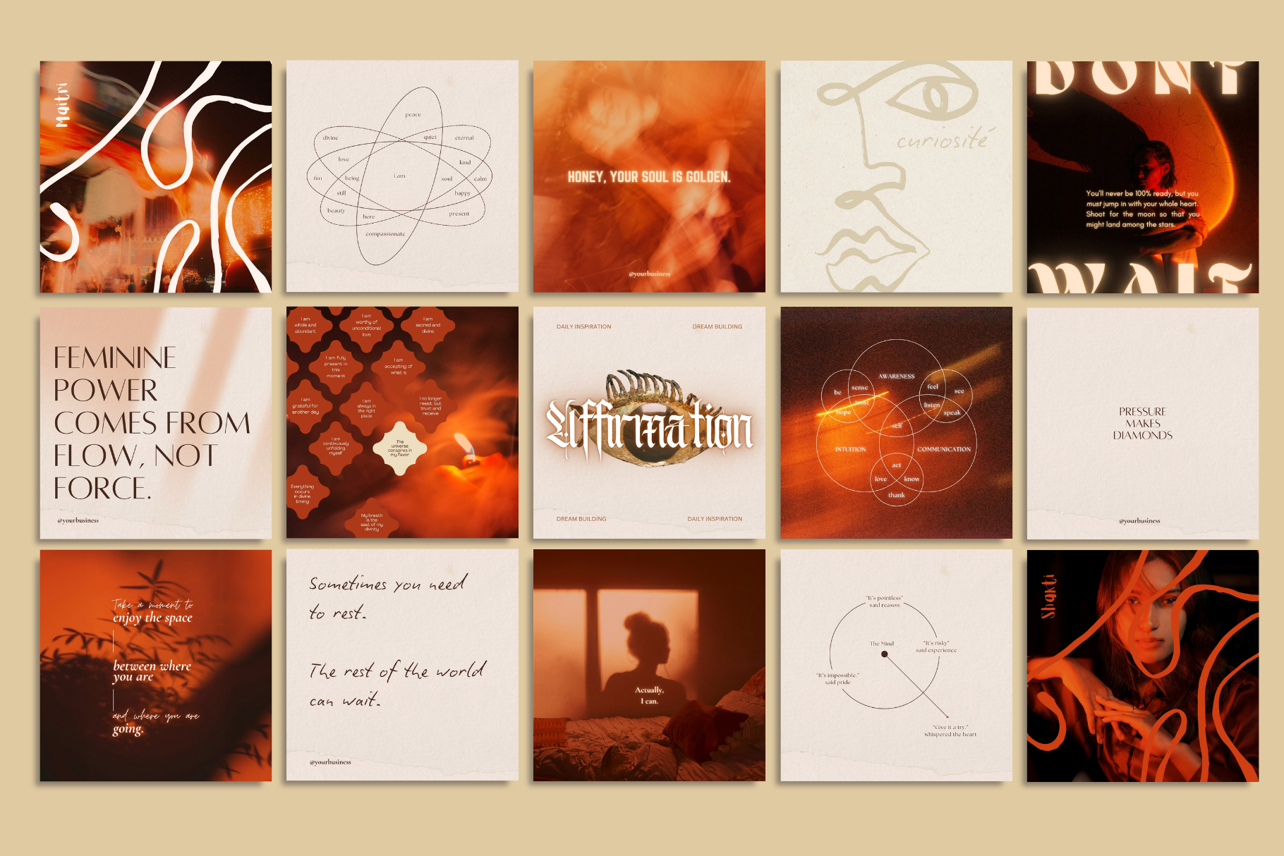 The Manifester Canva Template Bundle 4