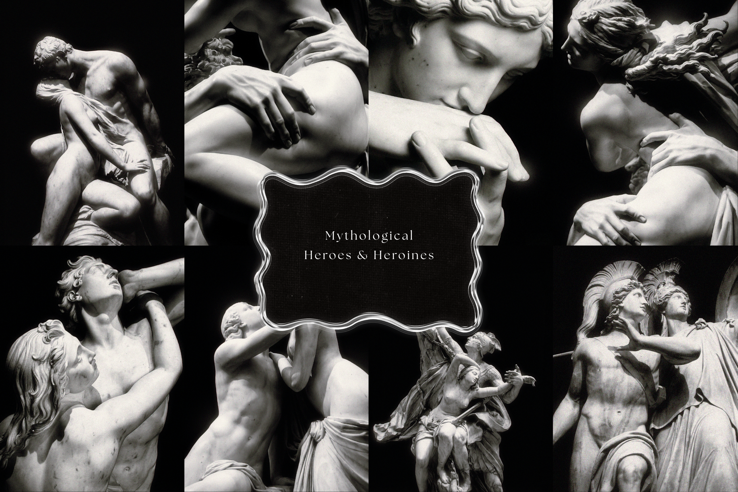 Classical Sculpture Stock Photo Bundle 18