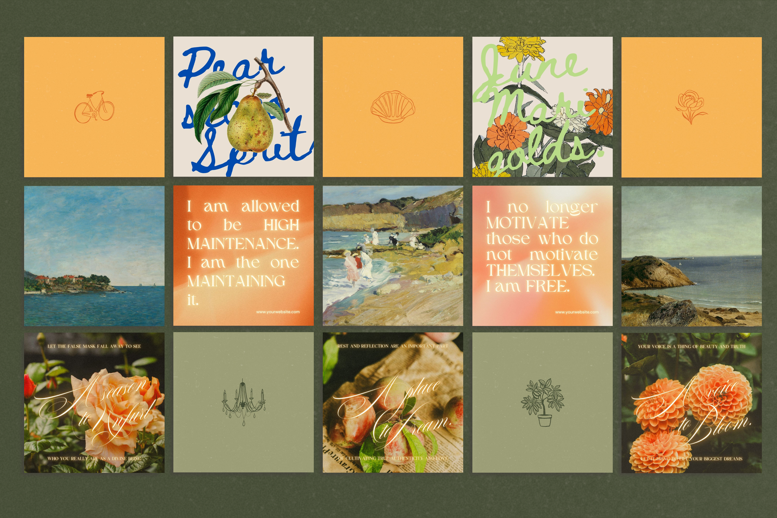 The Traveler Canva Template Bundle 7