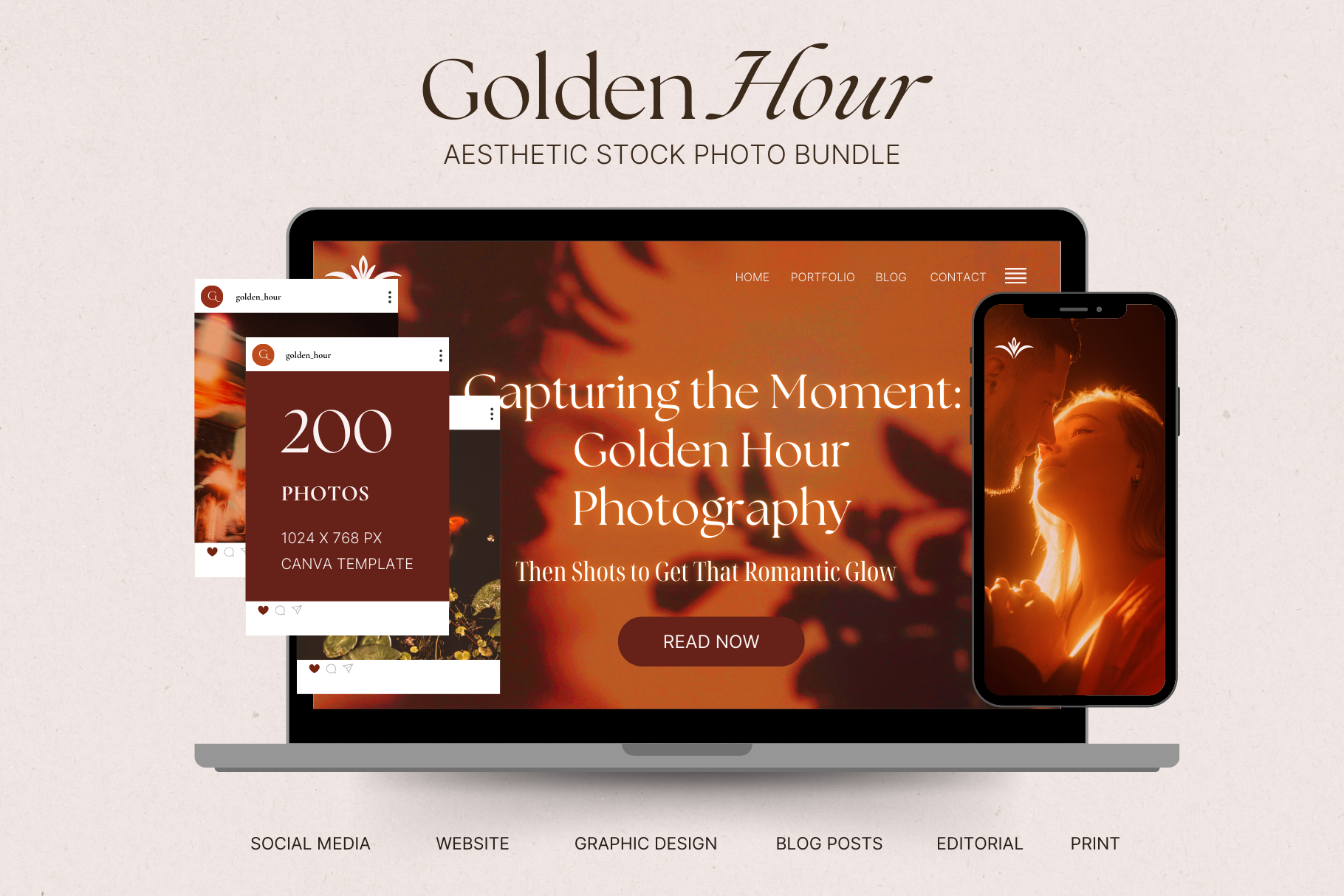 Golden Hour Stock Photo Bundle 2