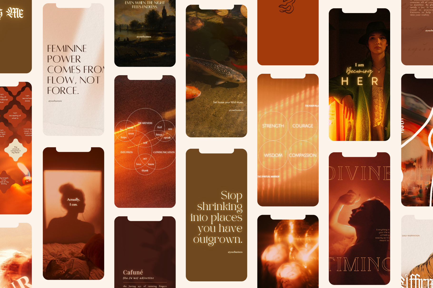 The Manifester Canva Template Bundle 12