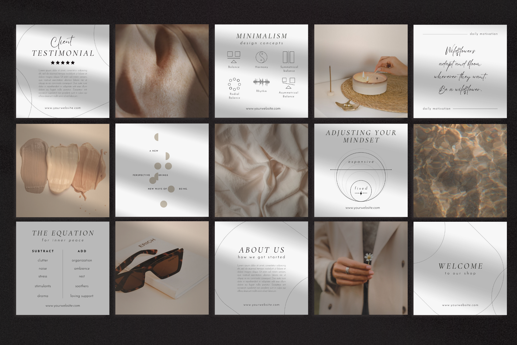 The Minimalist Canva Social Media Template Bundle 5