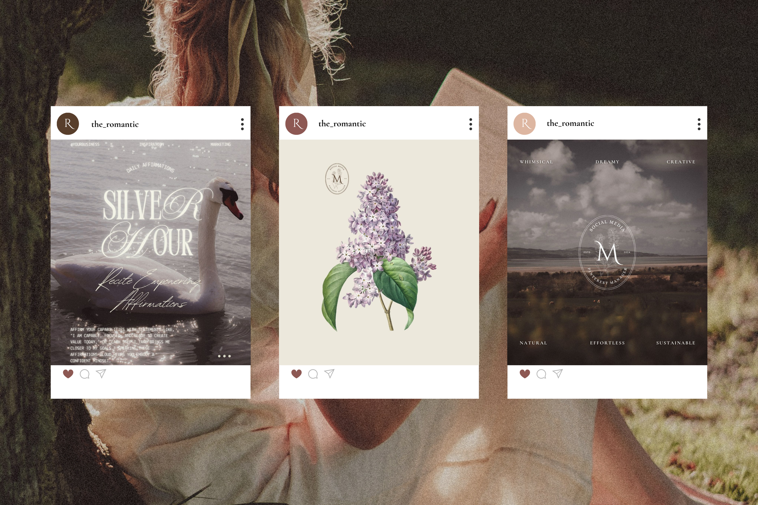 The Romantic Canva Template Bundle 5