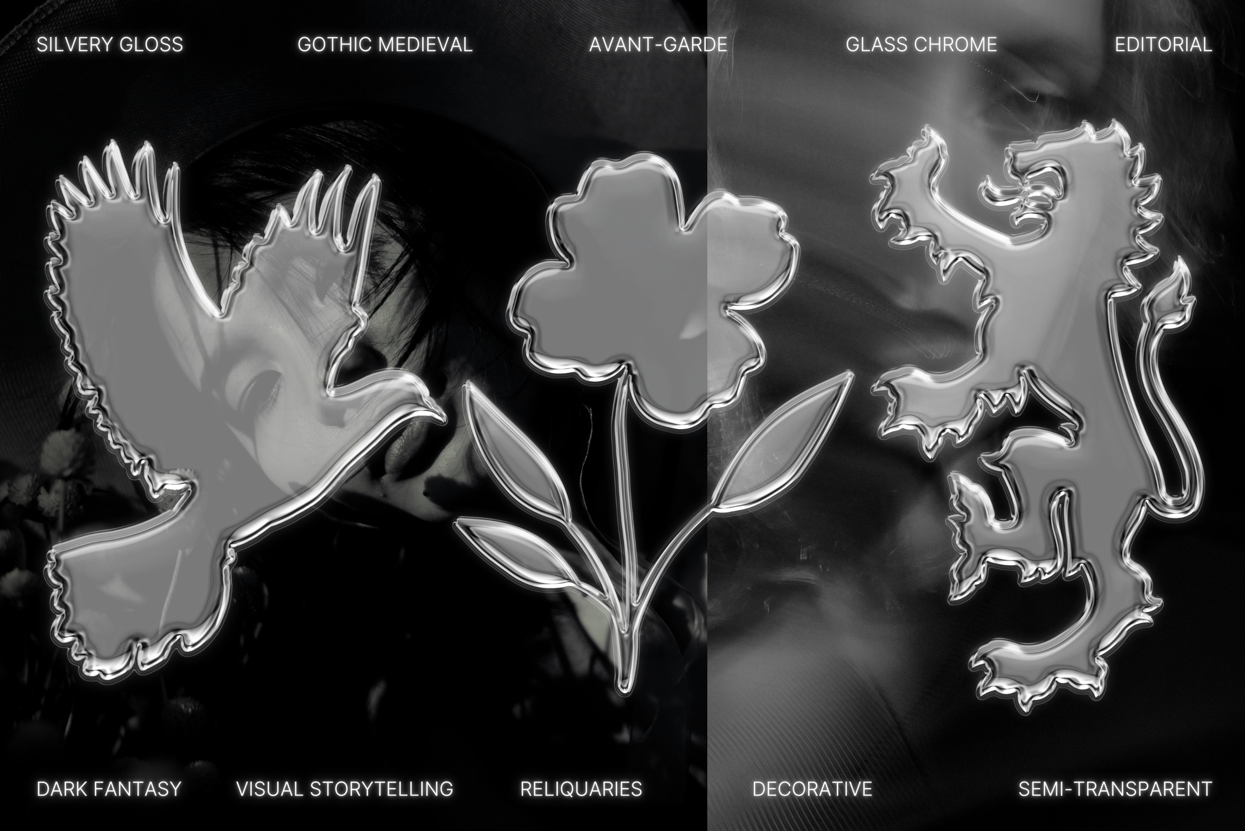 Glass Chrome Collection 13