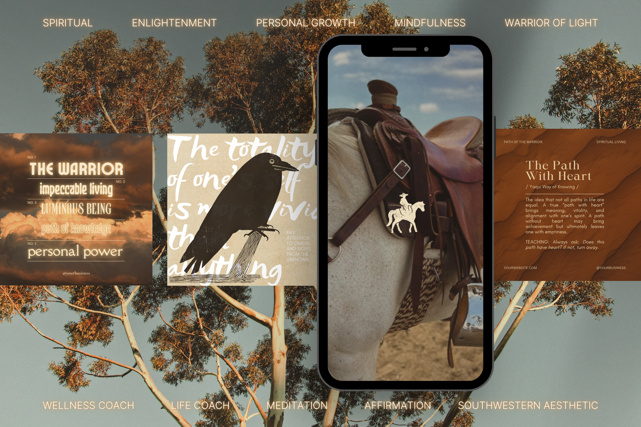 The Warrior Canva Template Bundle 3