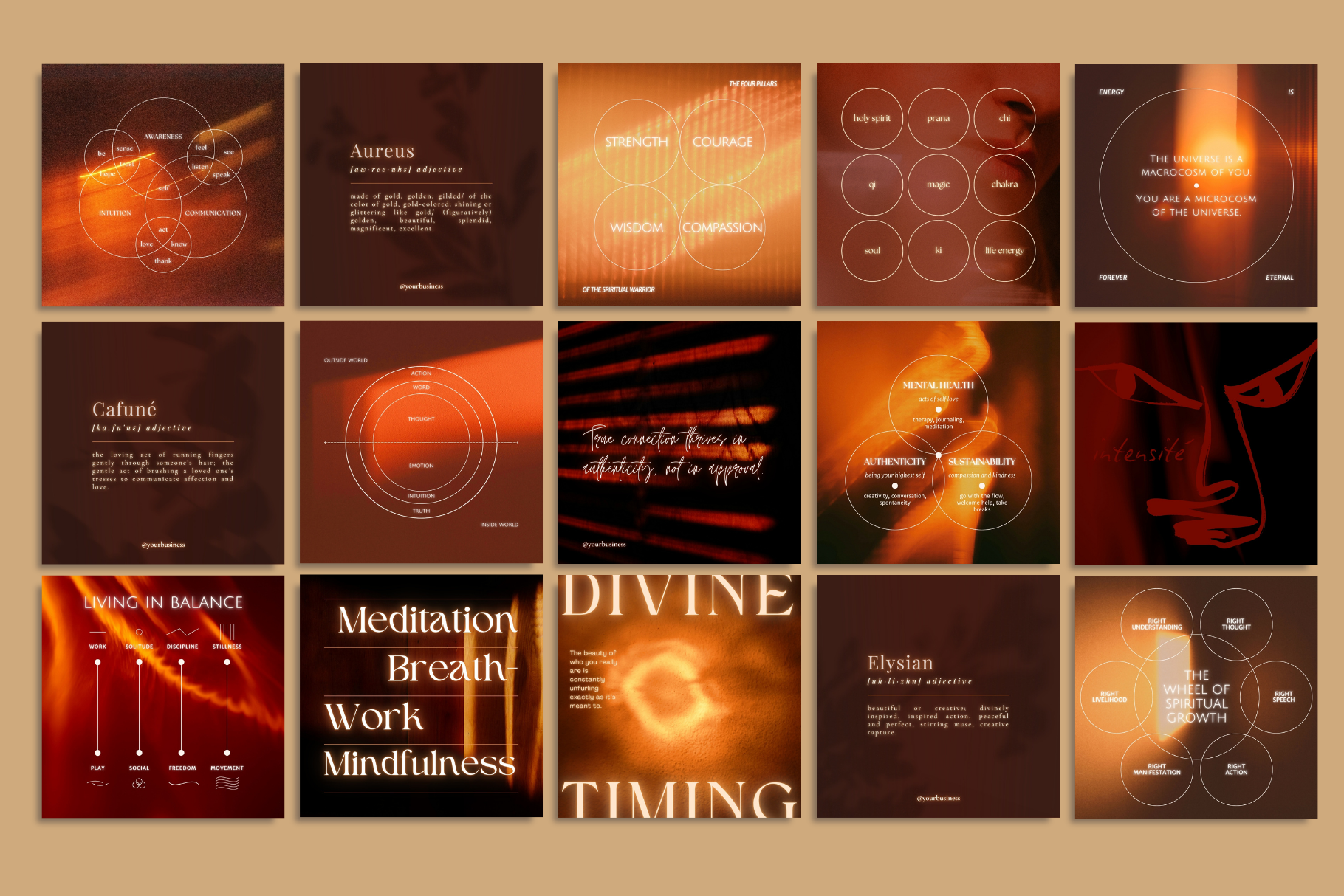 The Manifester Canva Template Bundle 6