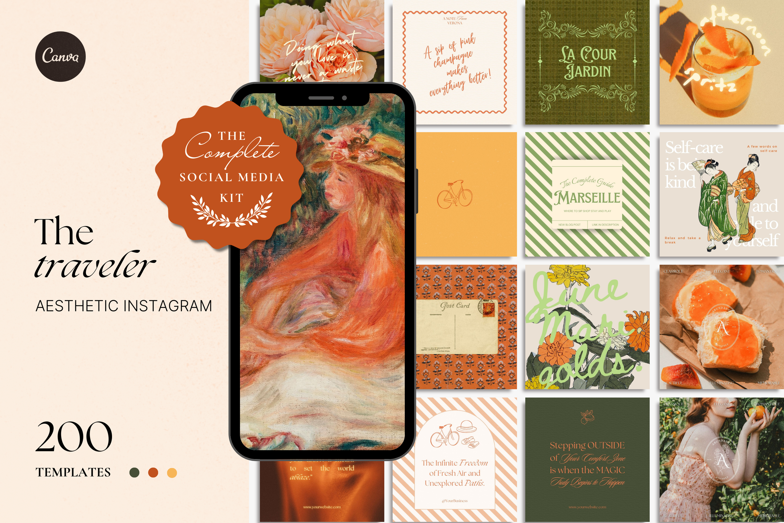 The Traveler Canva Template Bundle 1
