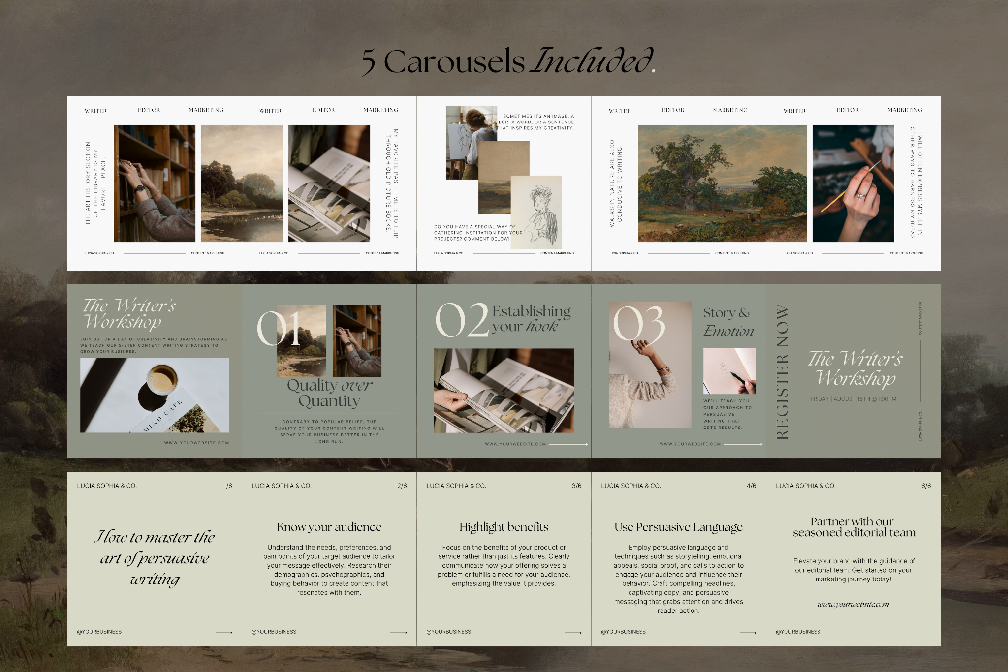 The Editor Canva Social Media Template Bundle 10
