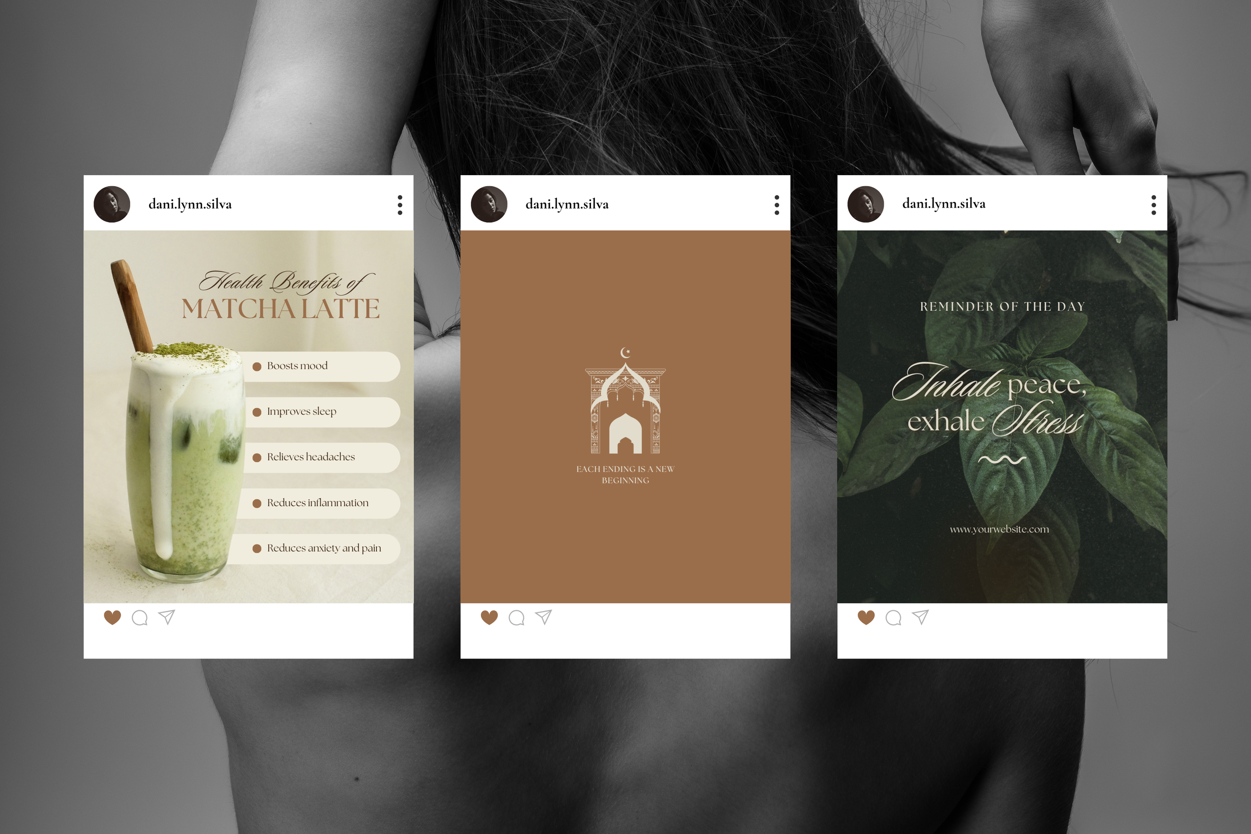 Wellness Coach Canva Social Media Template Bundle 9