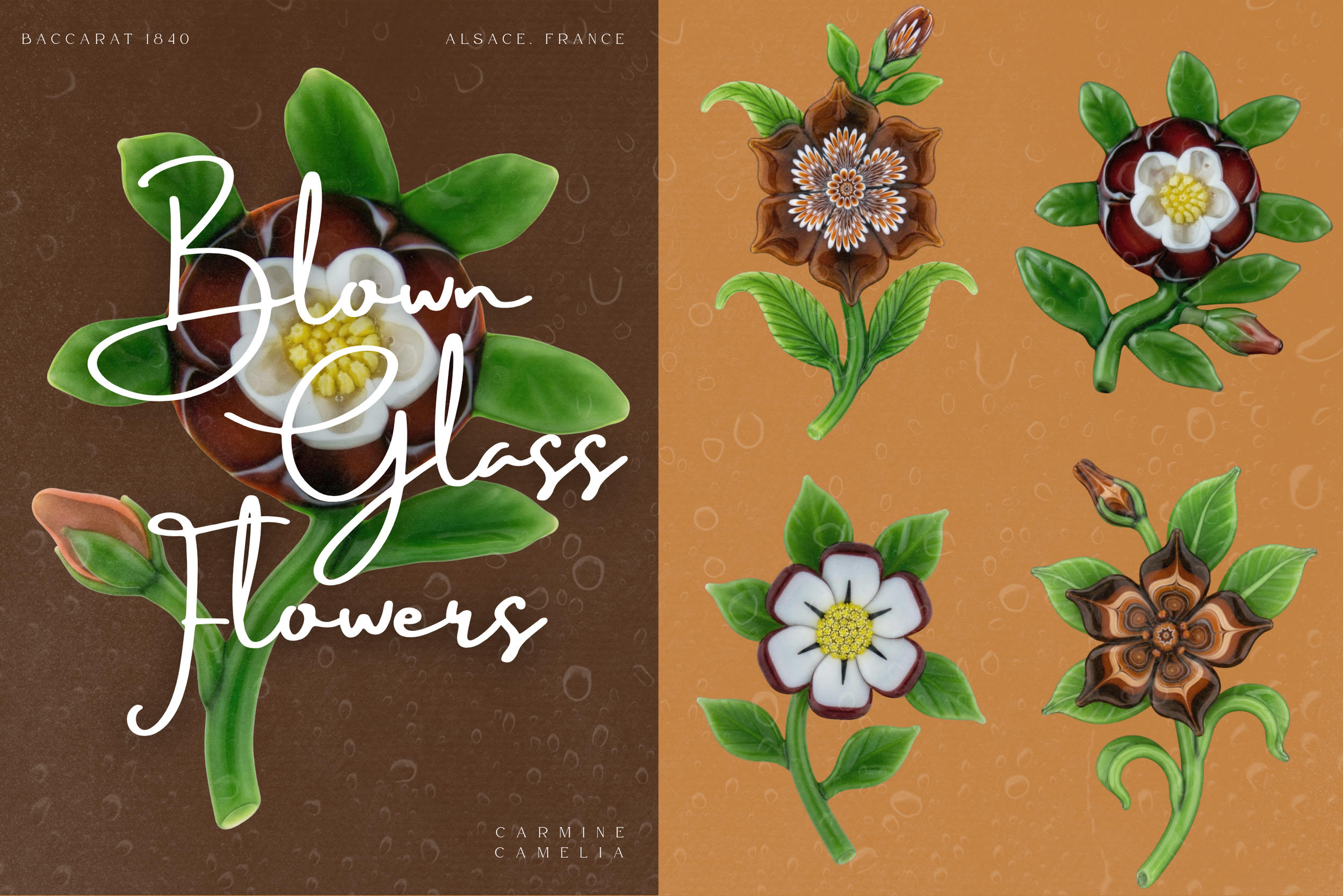 Blown Glass Flowers 7