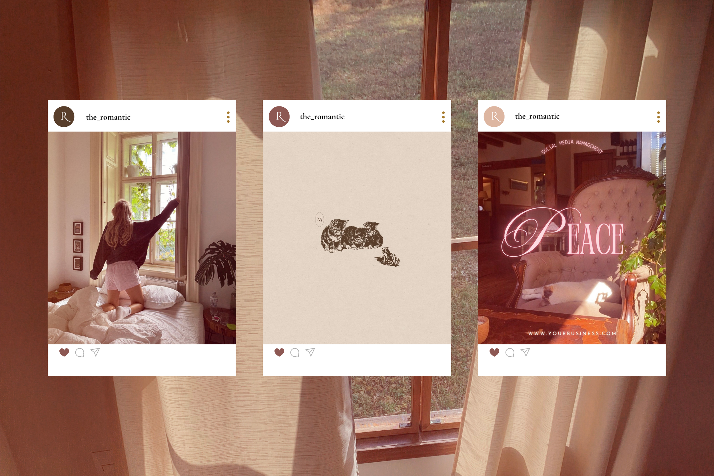 The Romantic Canva Template Bundle 10