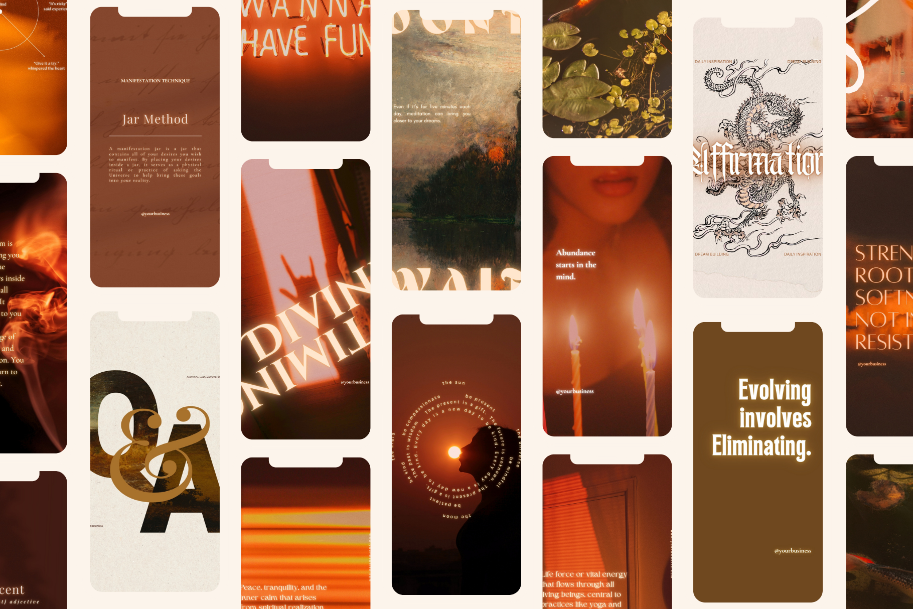 The Manifester Canva Template Bundle 14