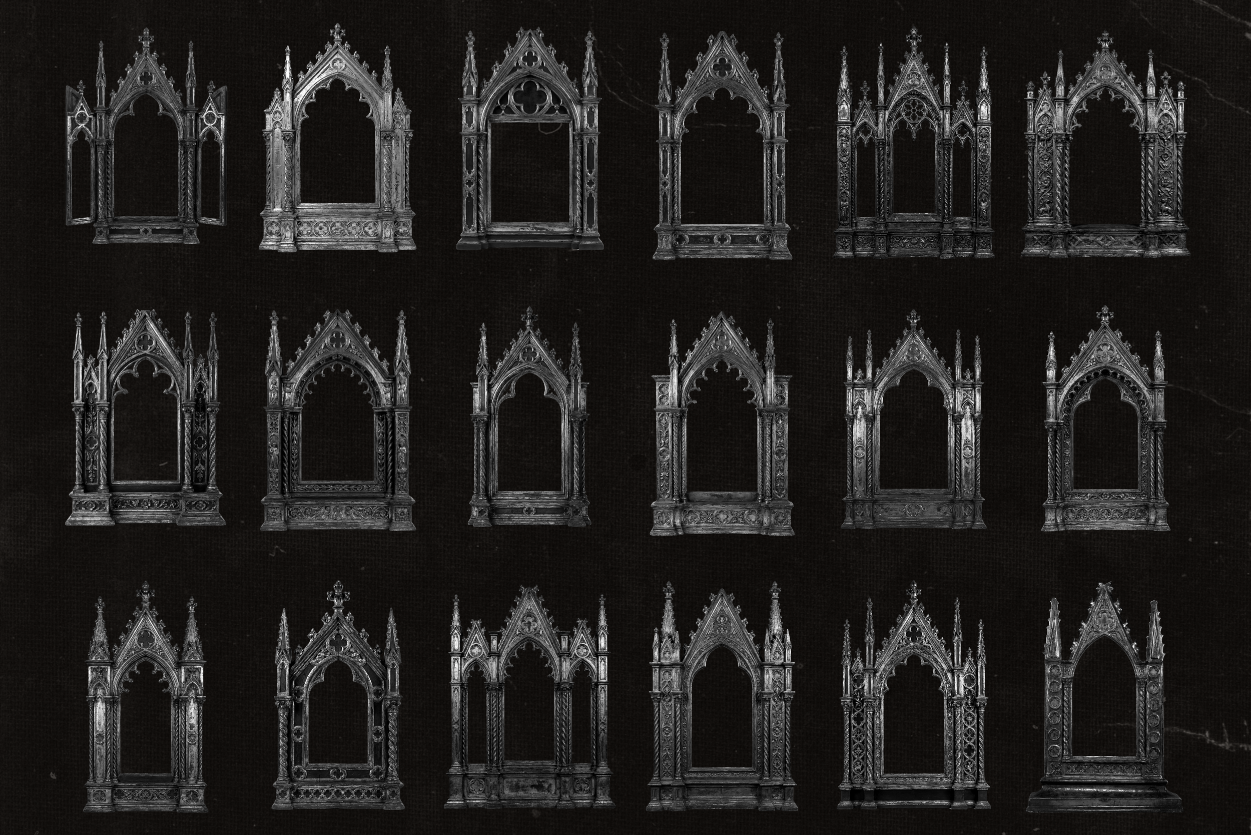 Gothic Medieval Frames 21