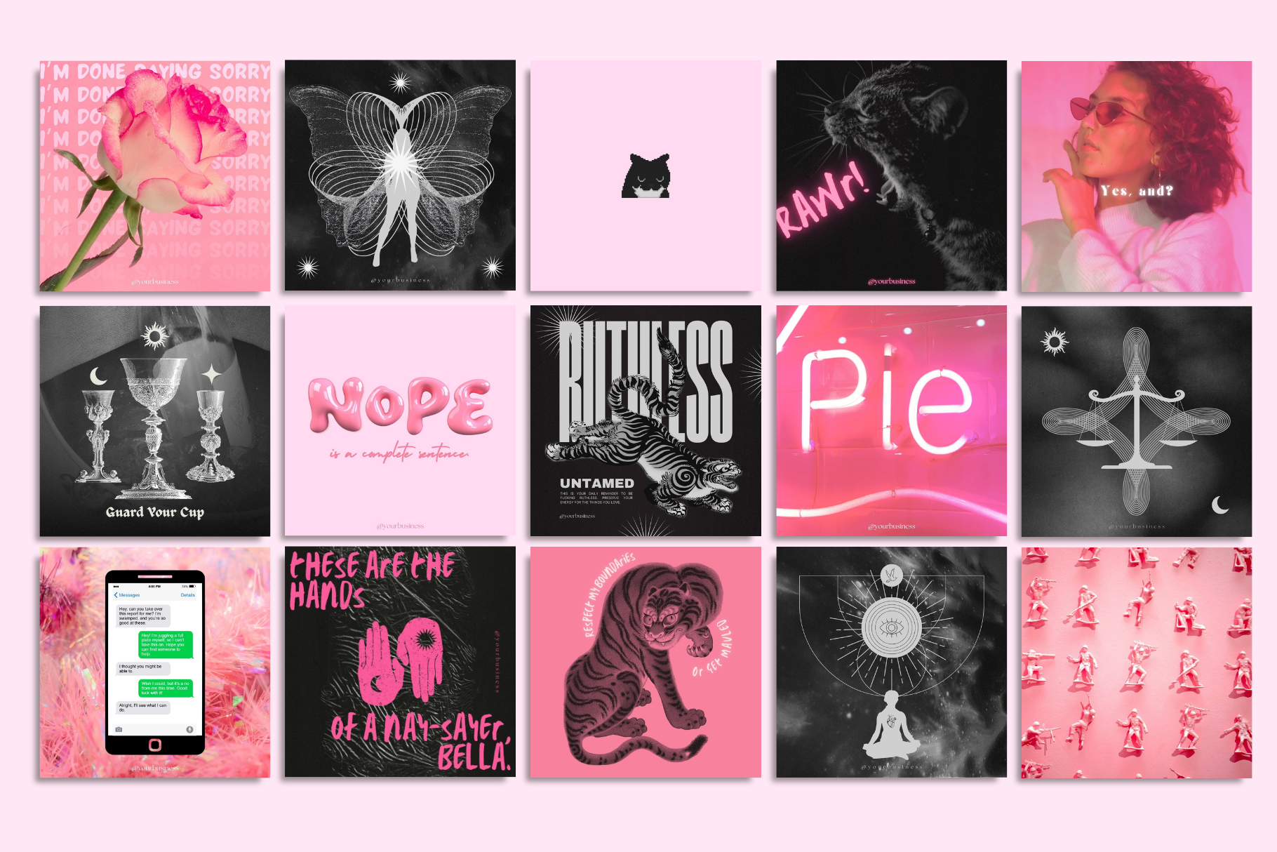 Girl Boss Canva Template Bundle 6