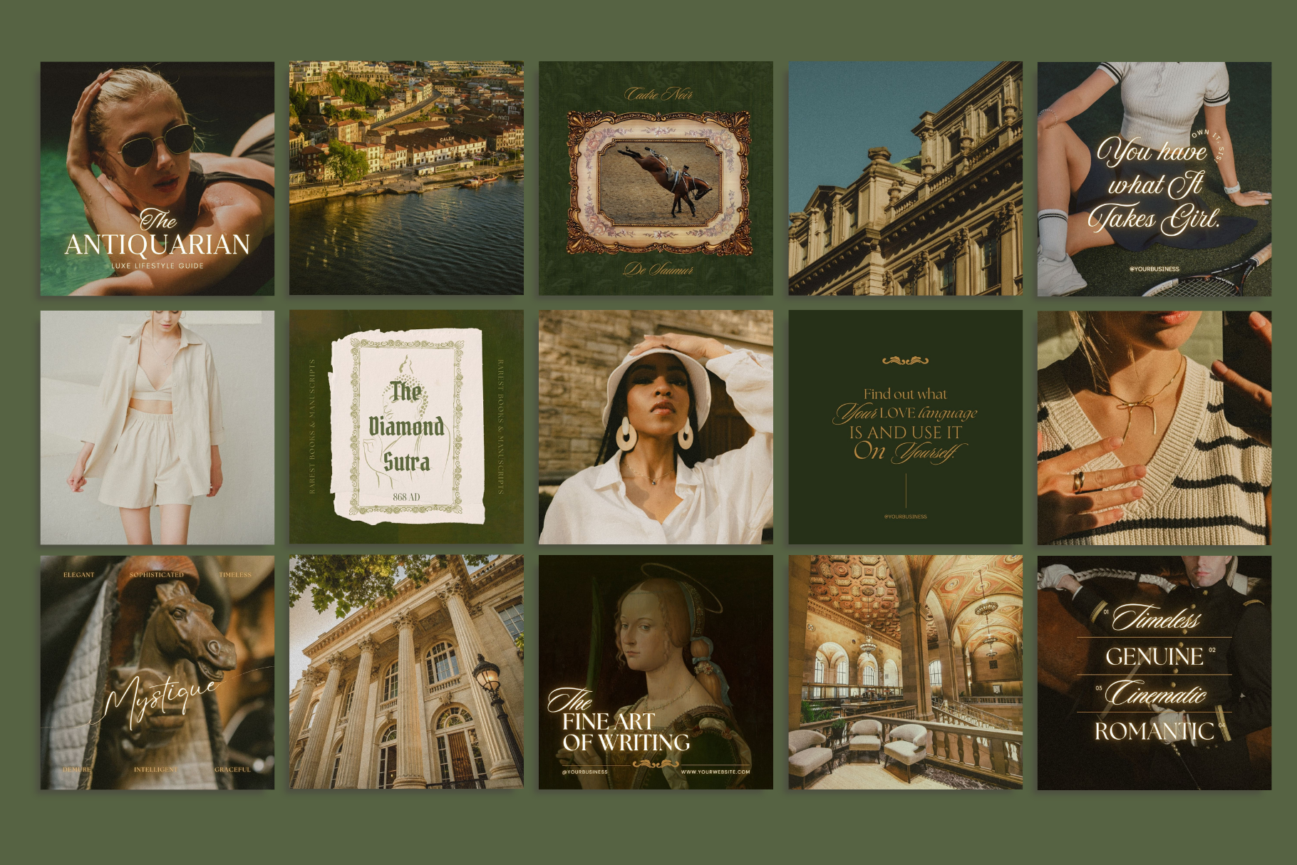 The Antiquarian Canva Template Bundle 8