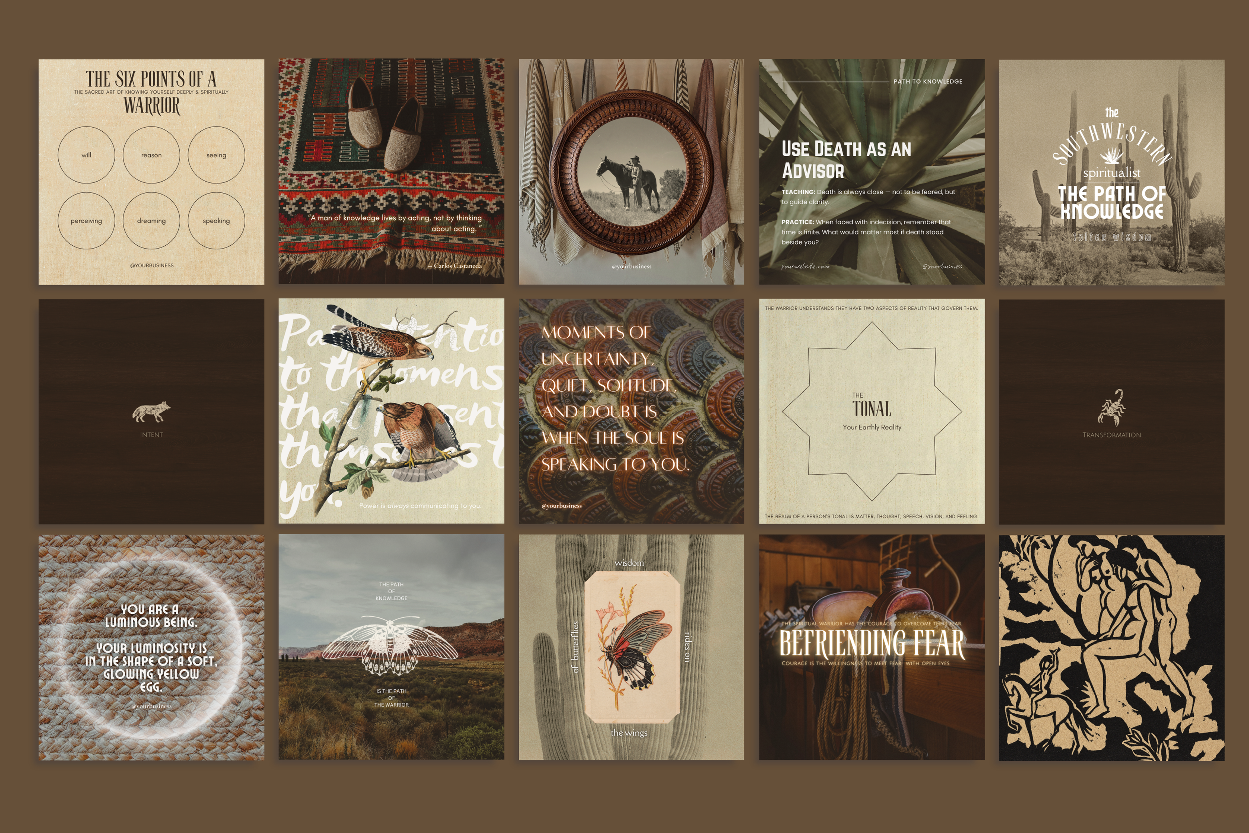 The Warrior Canva Template Bundle 11