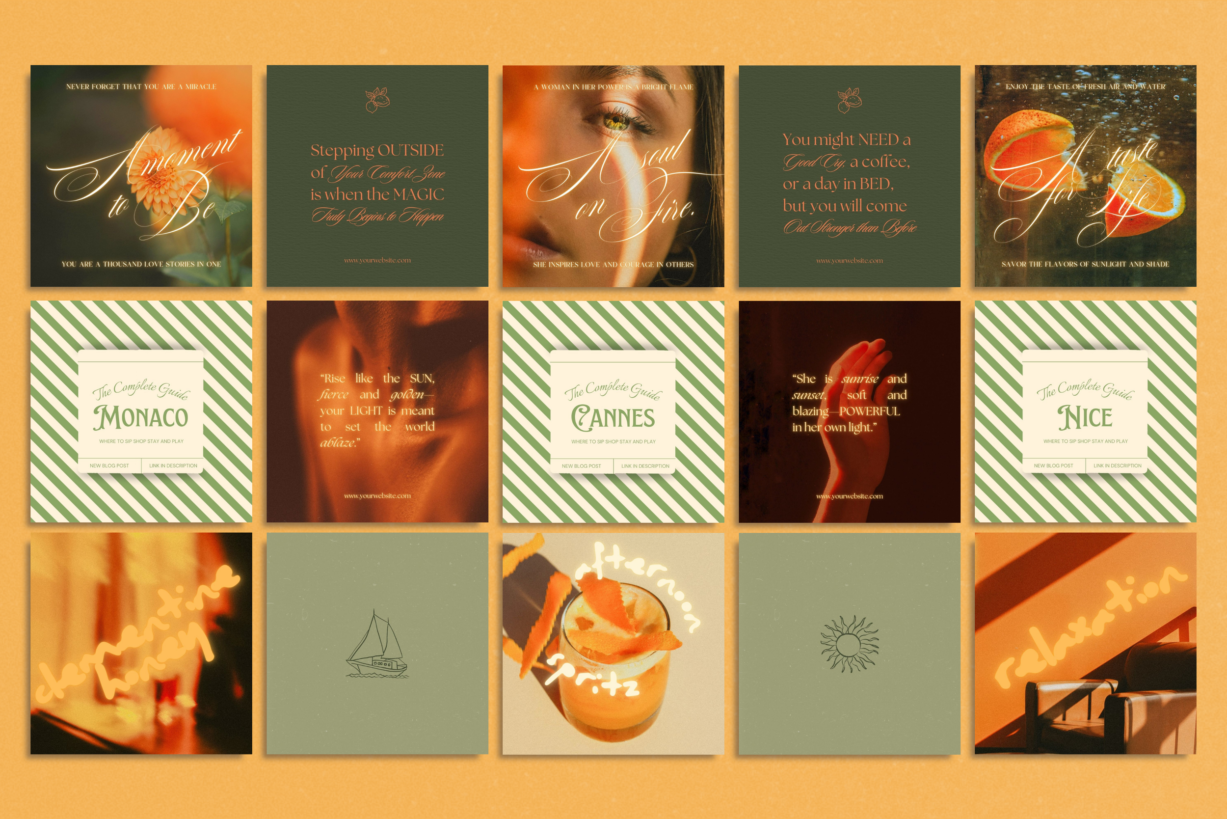 The Traveler Canva Template Bundle 4