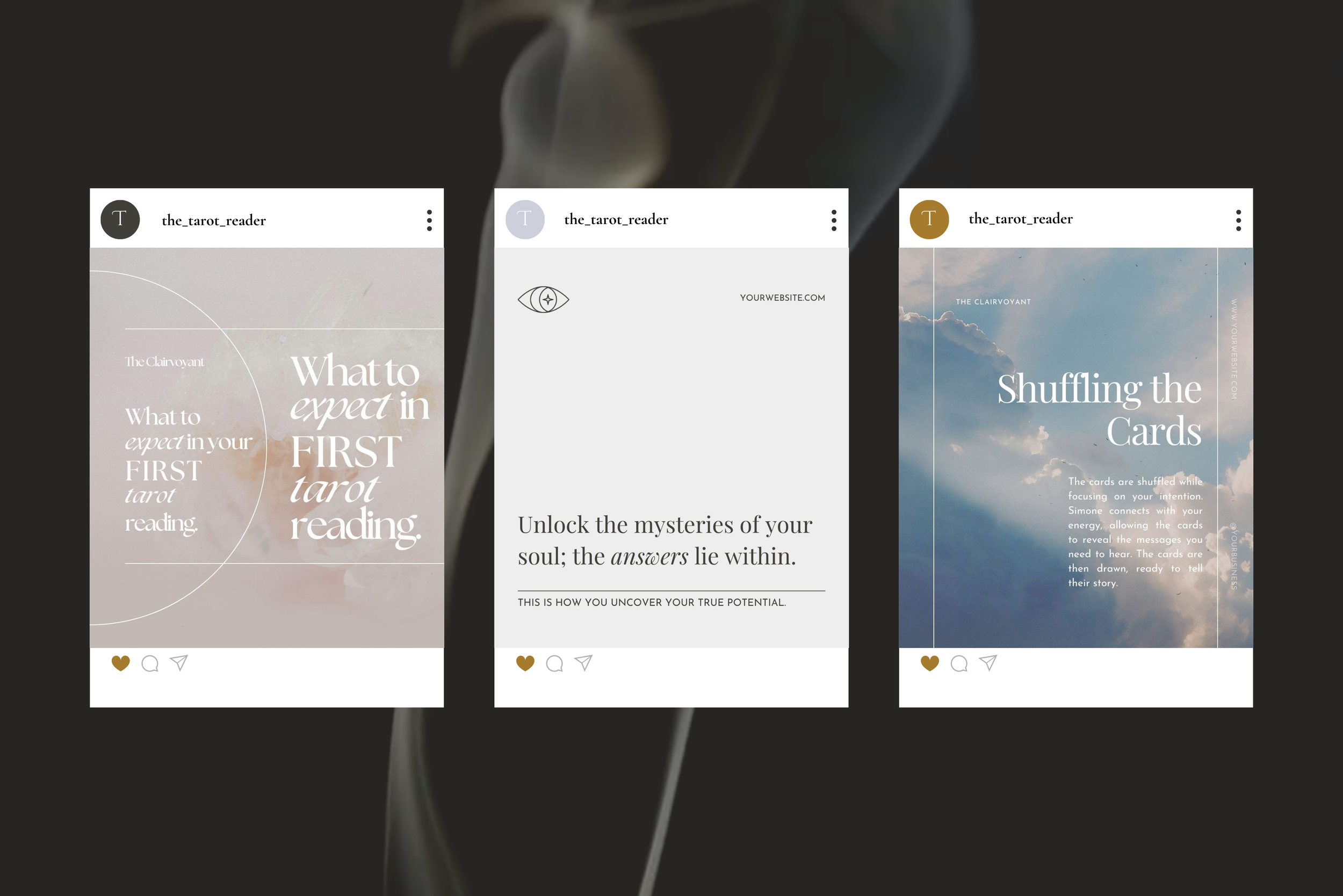 Tarot Reader Canva Template Bundle 7