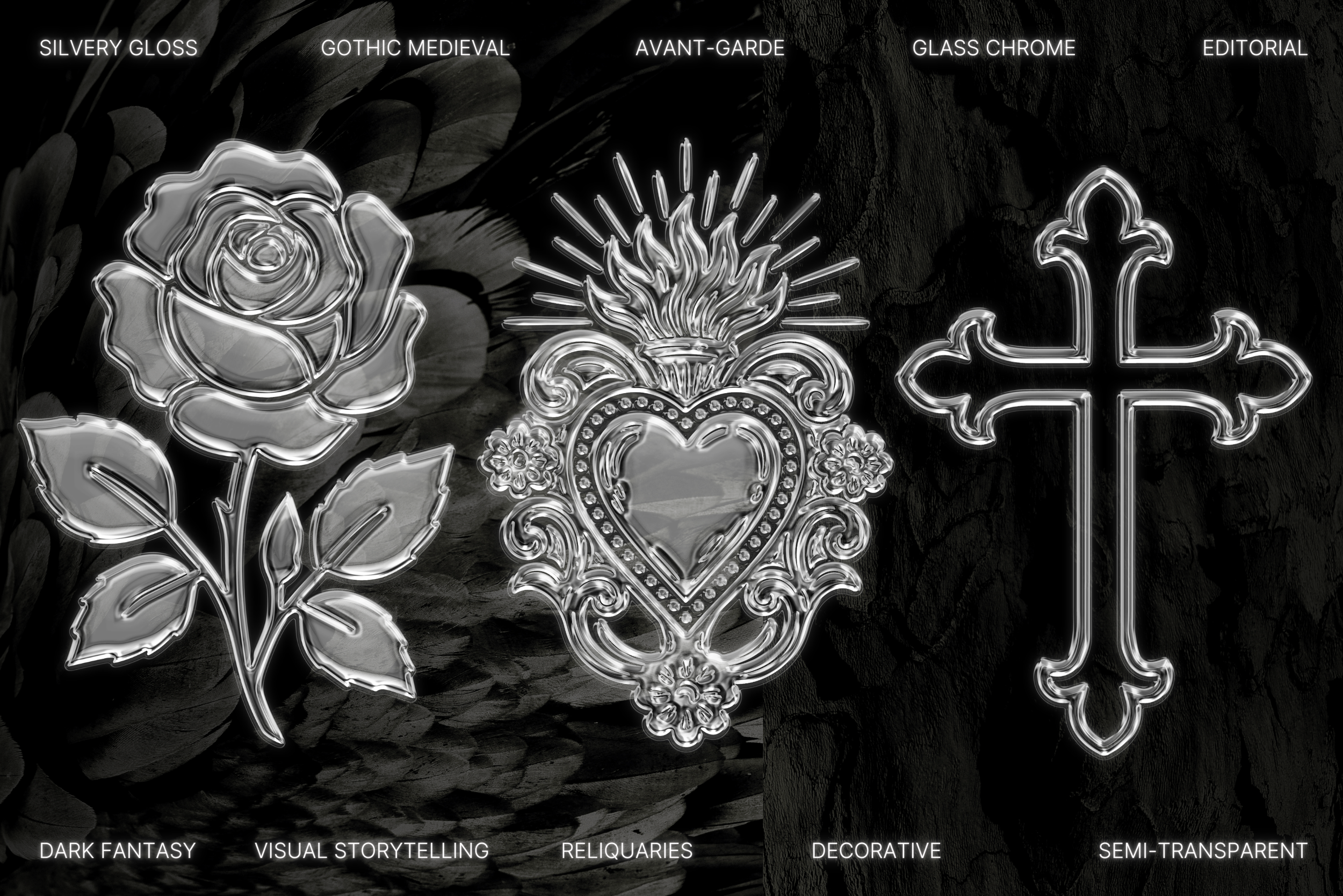 Glass Chrome Collection 5