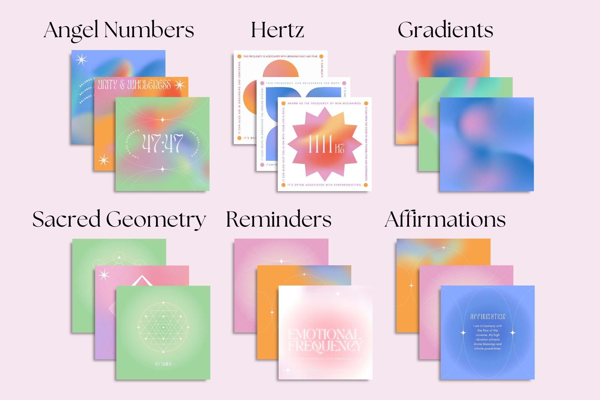 Divine Timing Canva Social Media Template Bundle 10