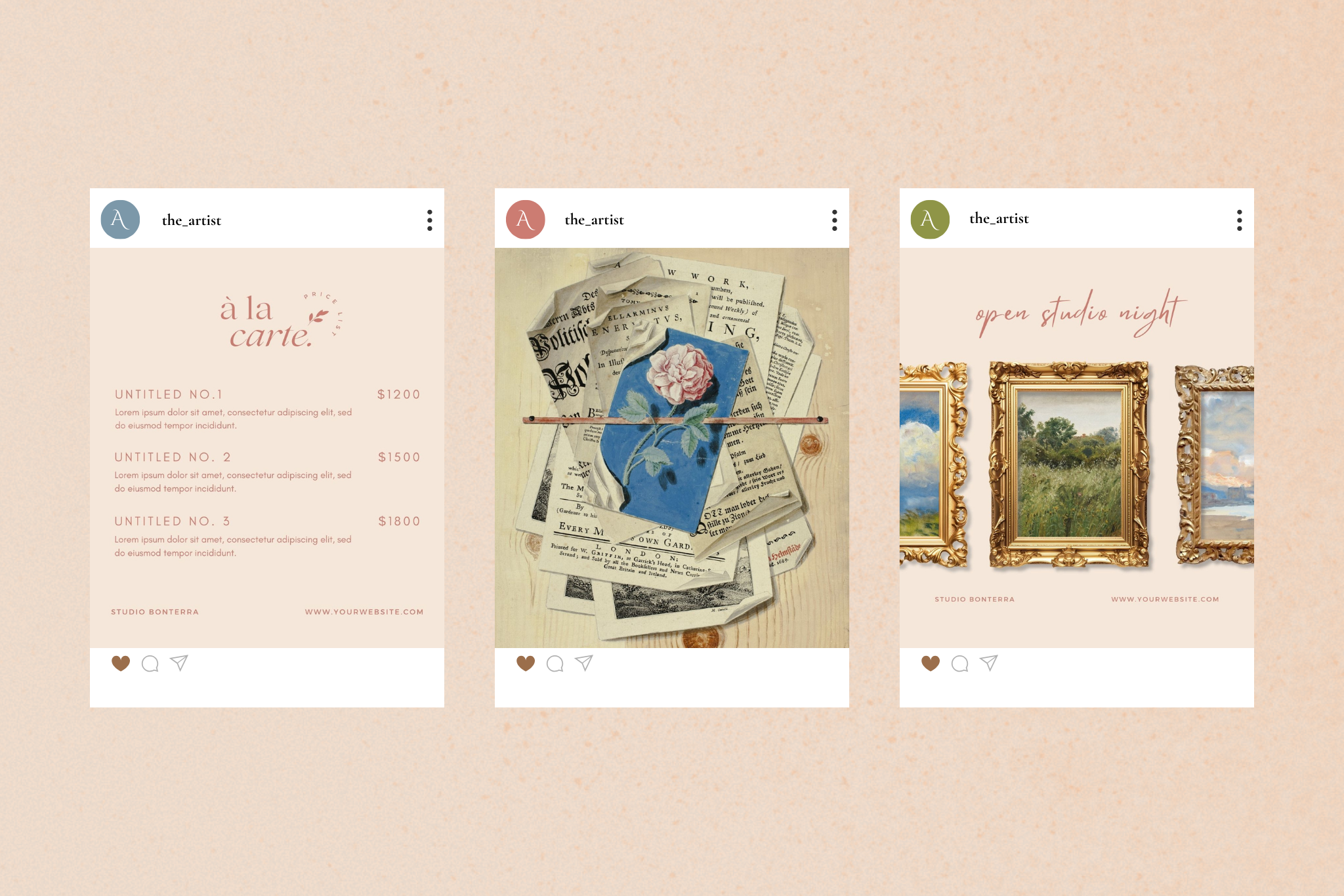 The Artist Canva Social Media Template Bundle 10