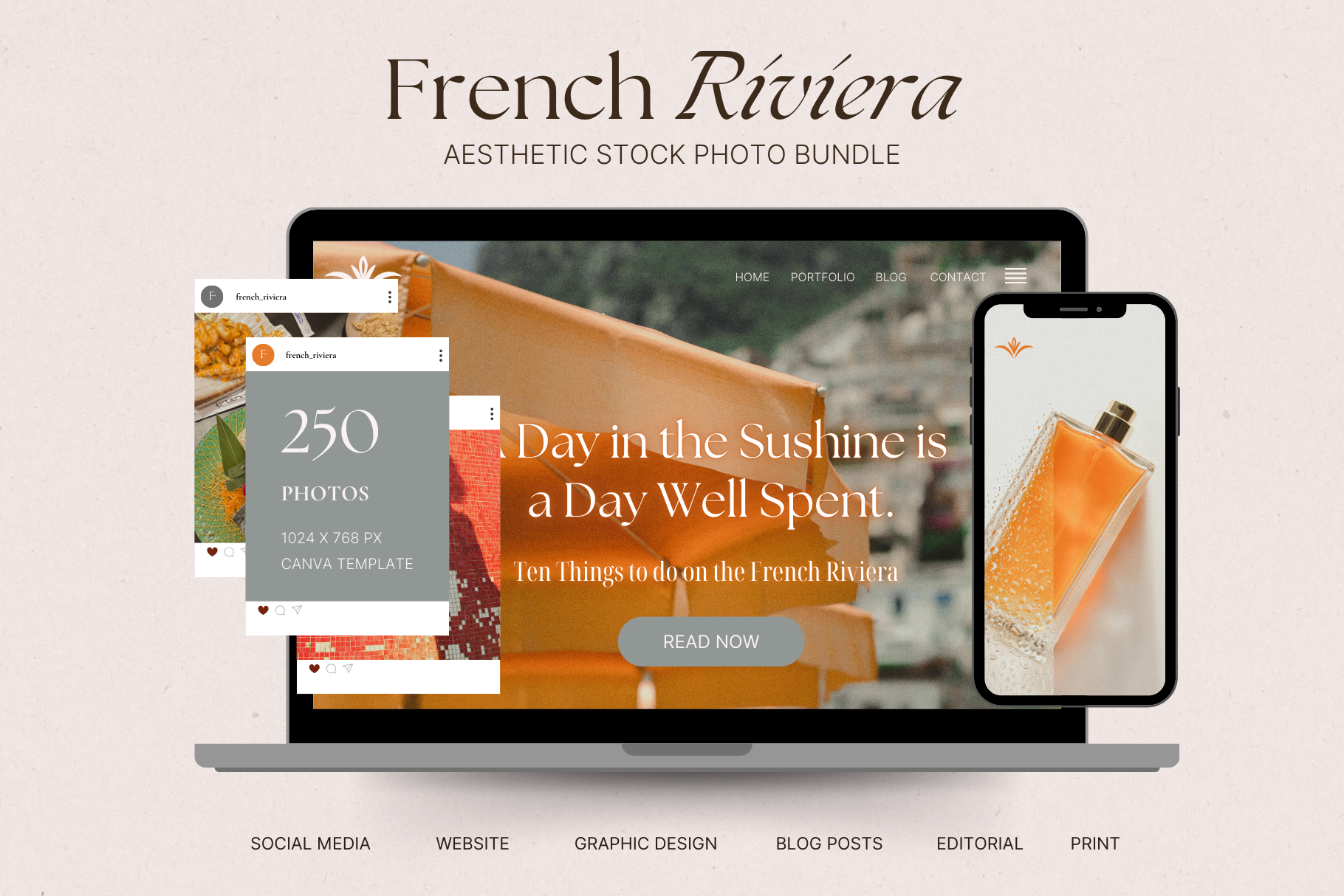 French Riviera Stock Photo Bundle 2