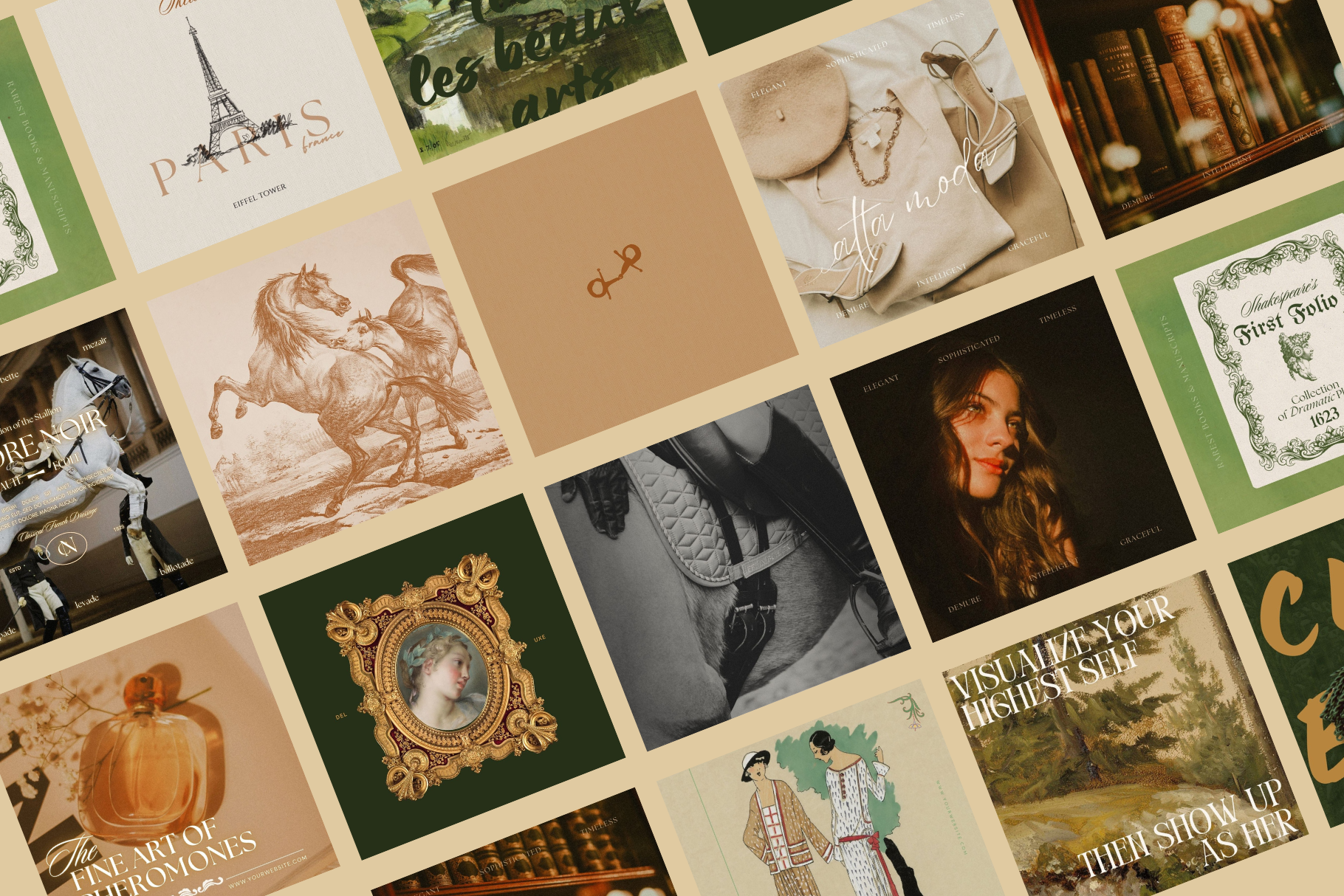 The Antiquarian Canva Template Bundle 20