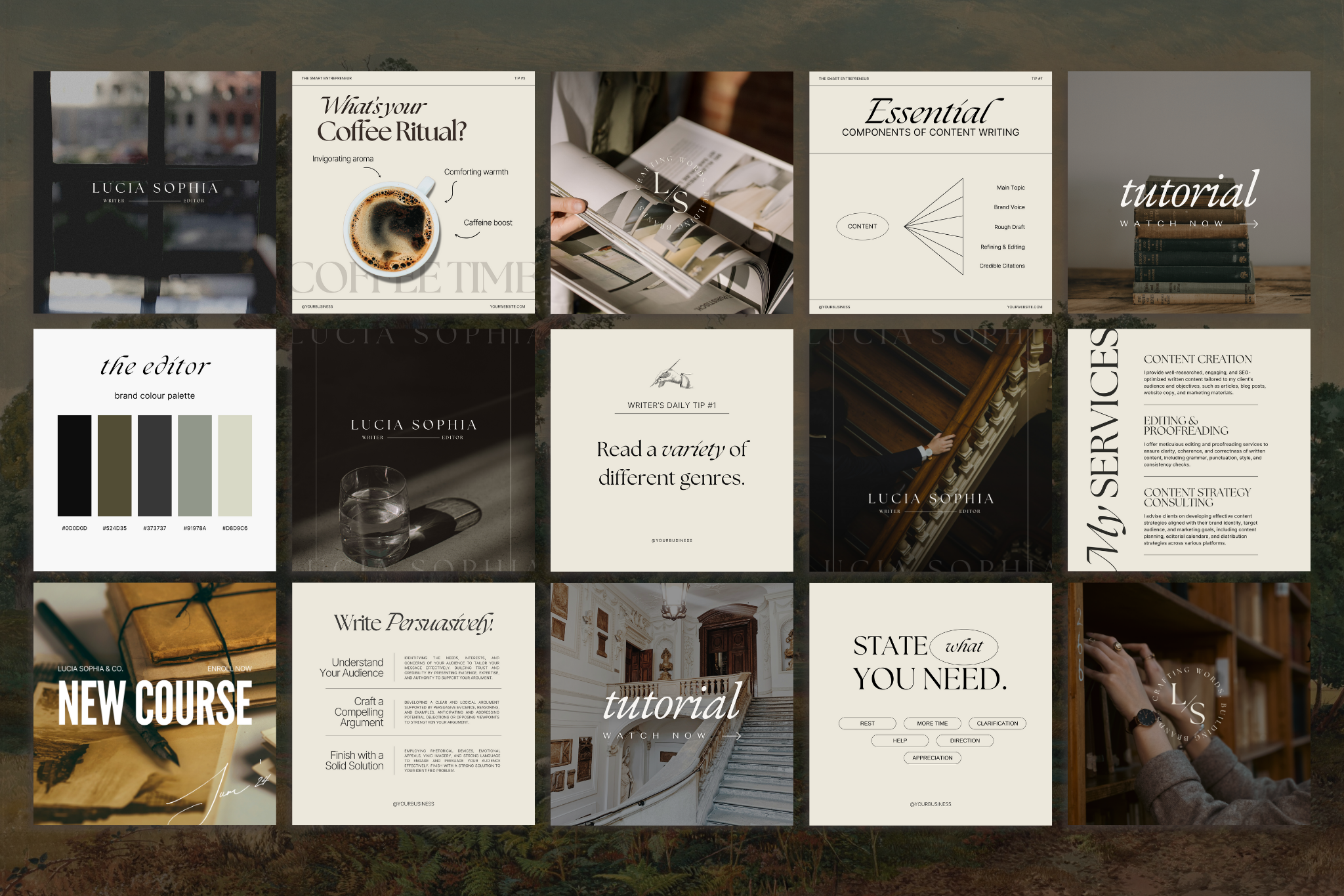 The Editor Canva Social Media Template Bundle 6
