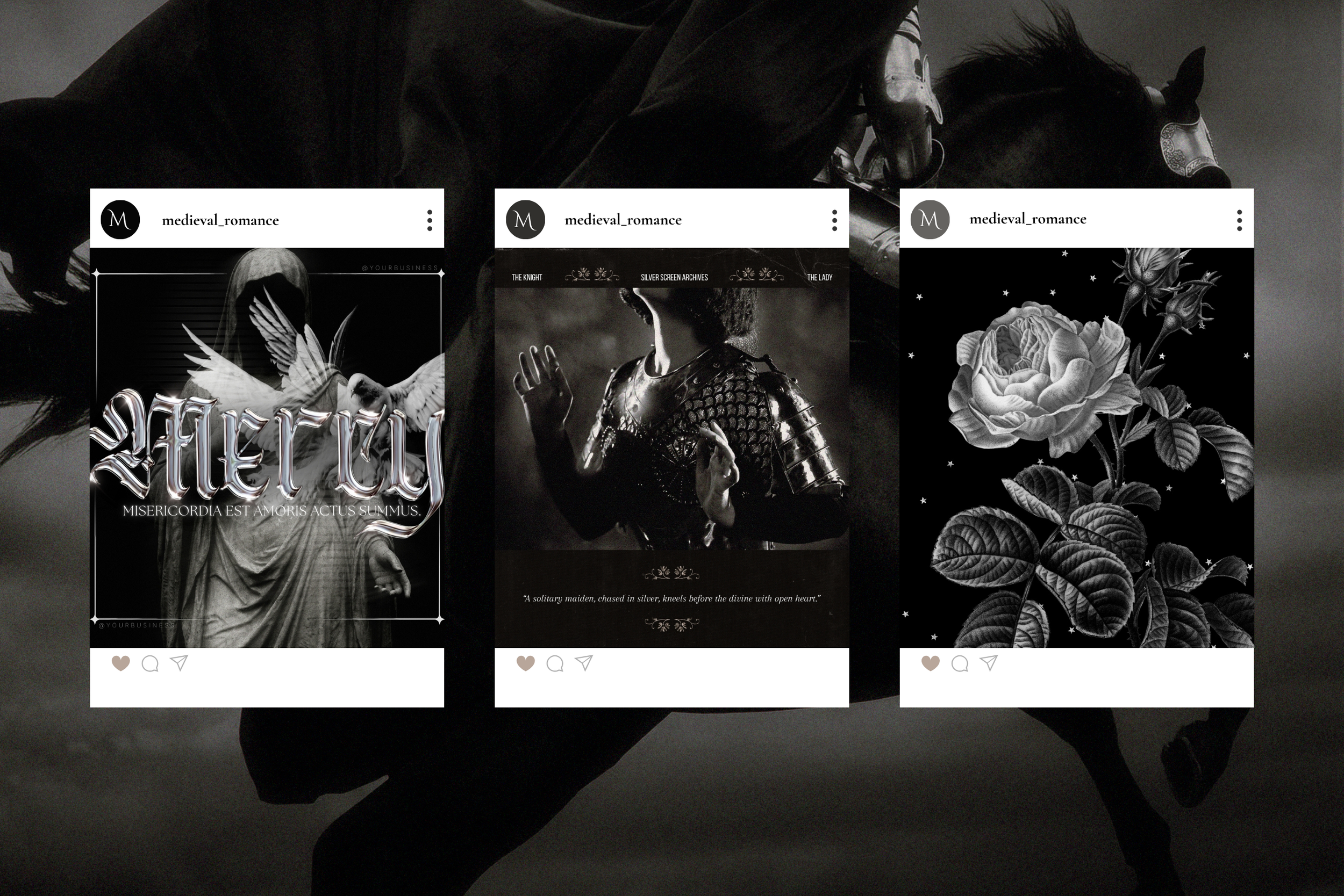 Medieval Romance Canva Template Bundle 7