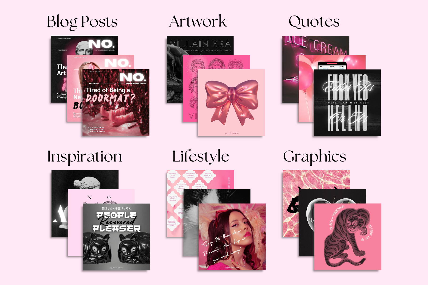Girl Boss Canva Template Bundle 10