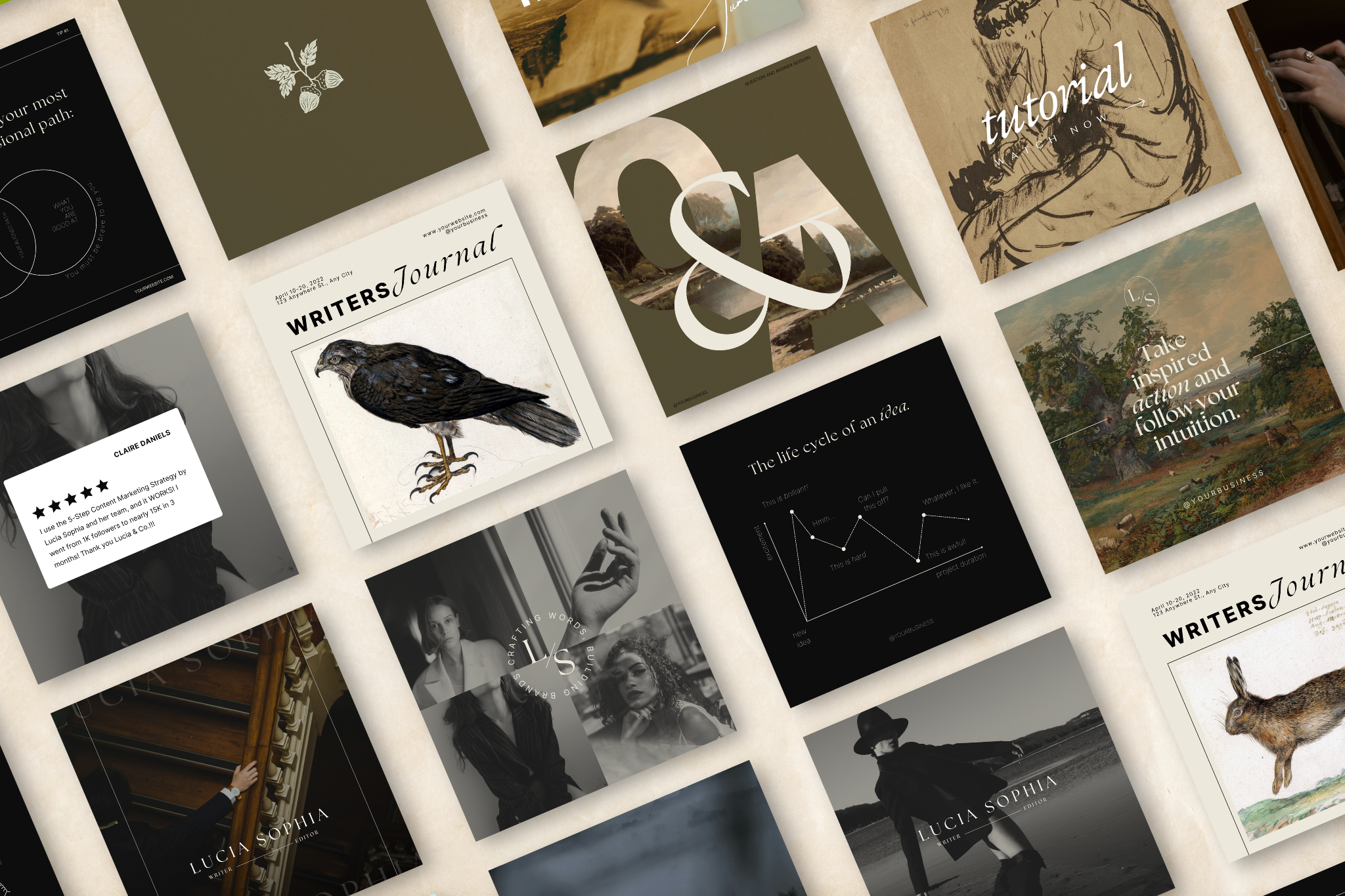 The Editor Canva Social Media Template Bundle 9