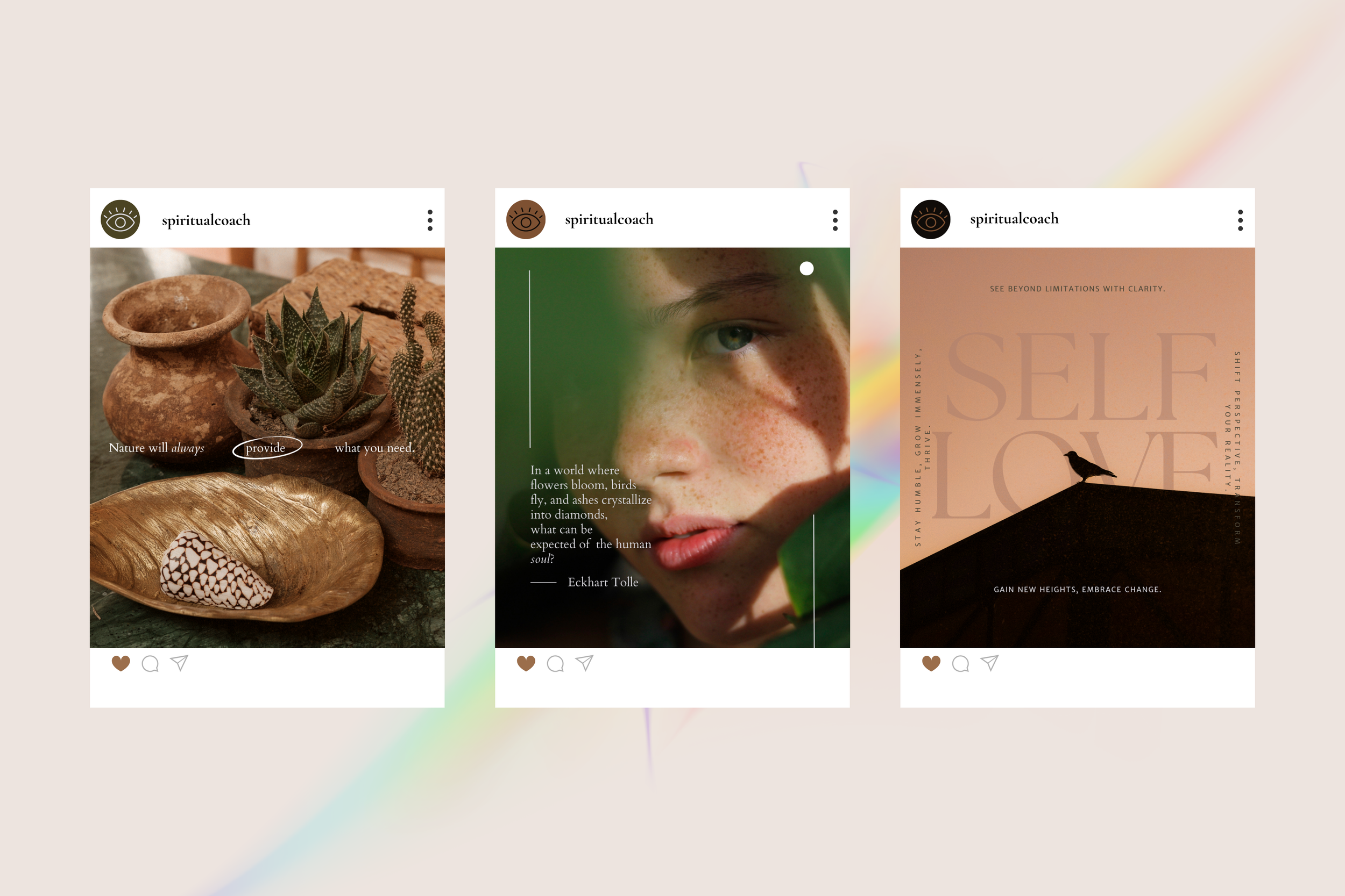 Spiritual Coach Canva Social Media Template Bundle 8