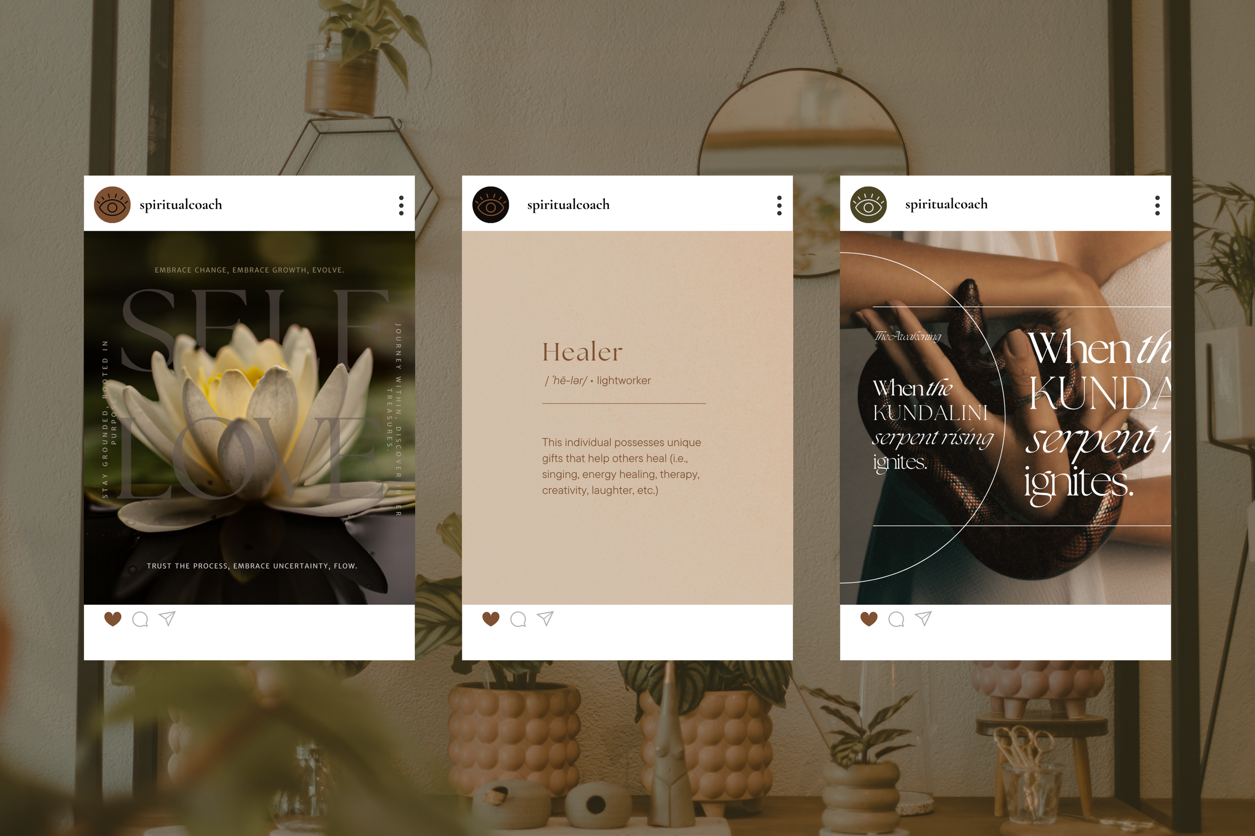 Spiritual Coach Canva Social Media Template Bundle 9