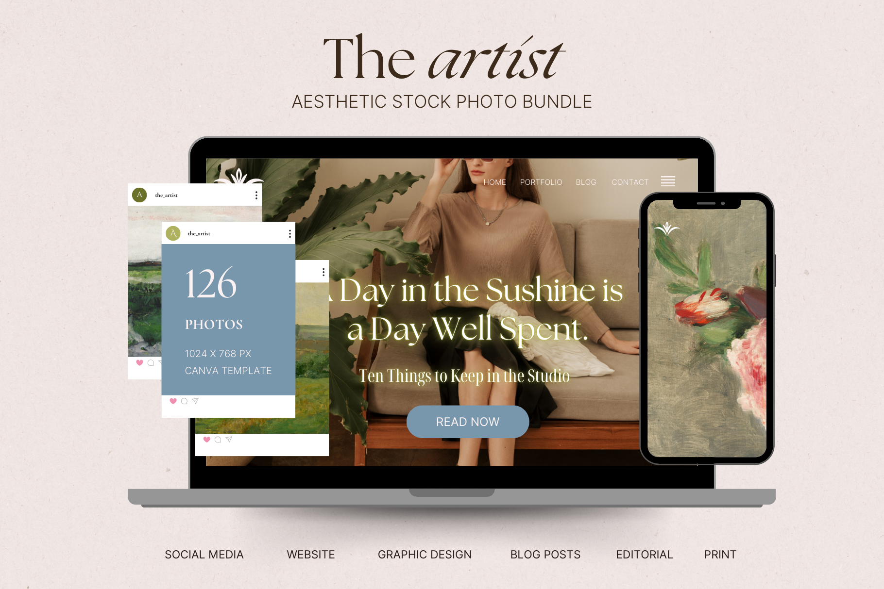 The Artist Stock Photo Bundle 2