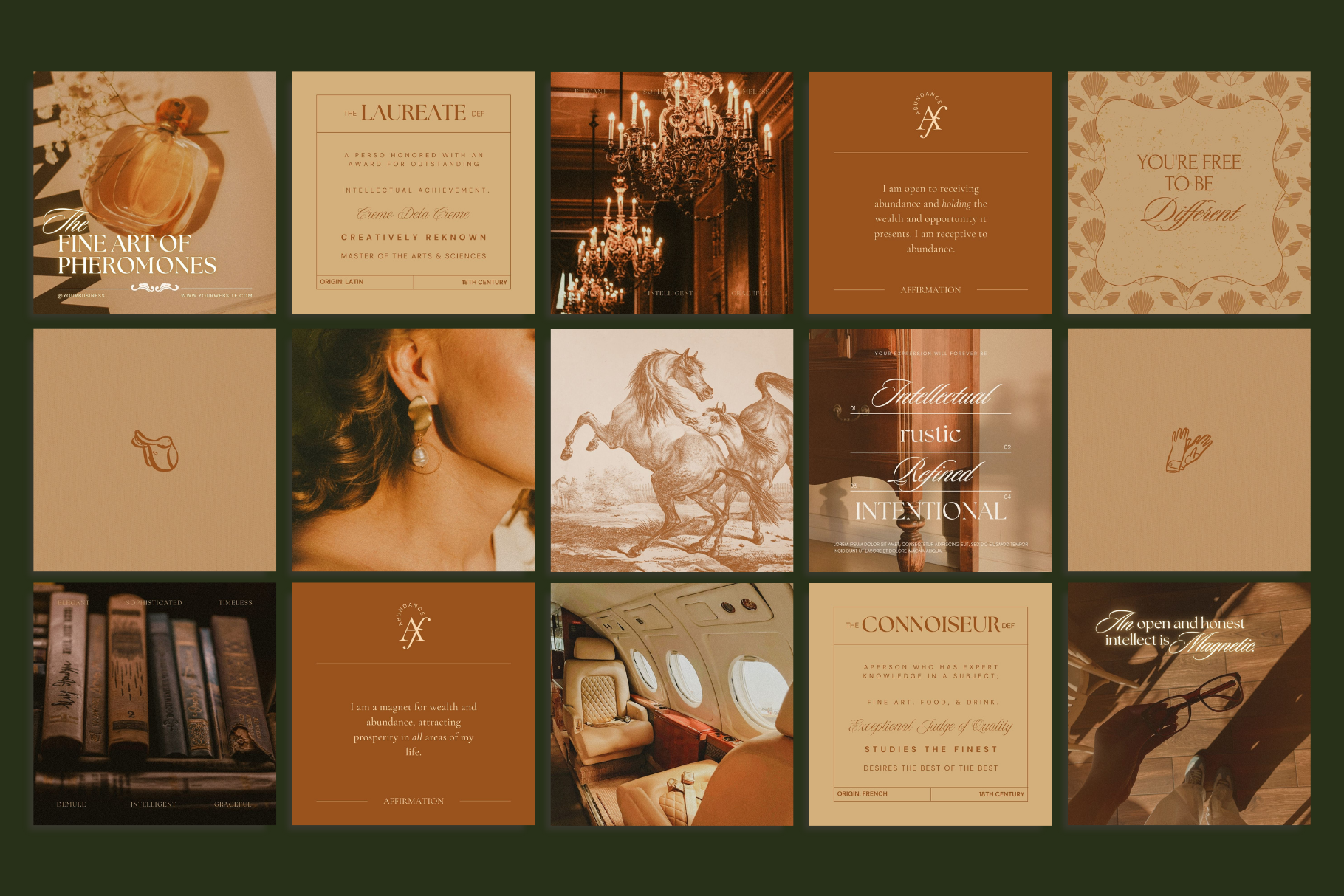The Antiquarian Canva Template Bundle 4