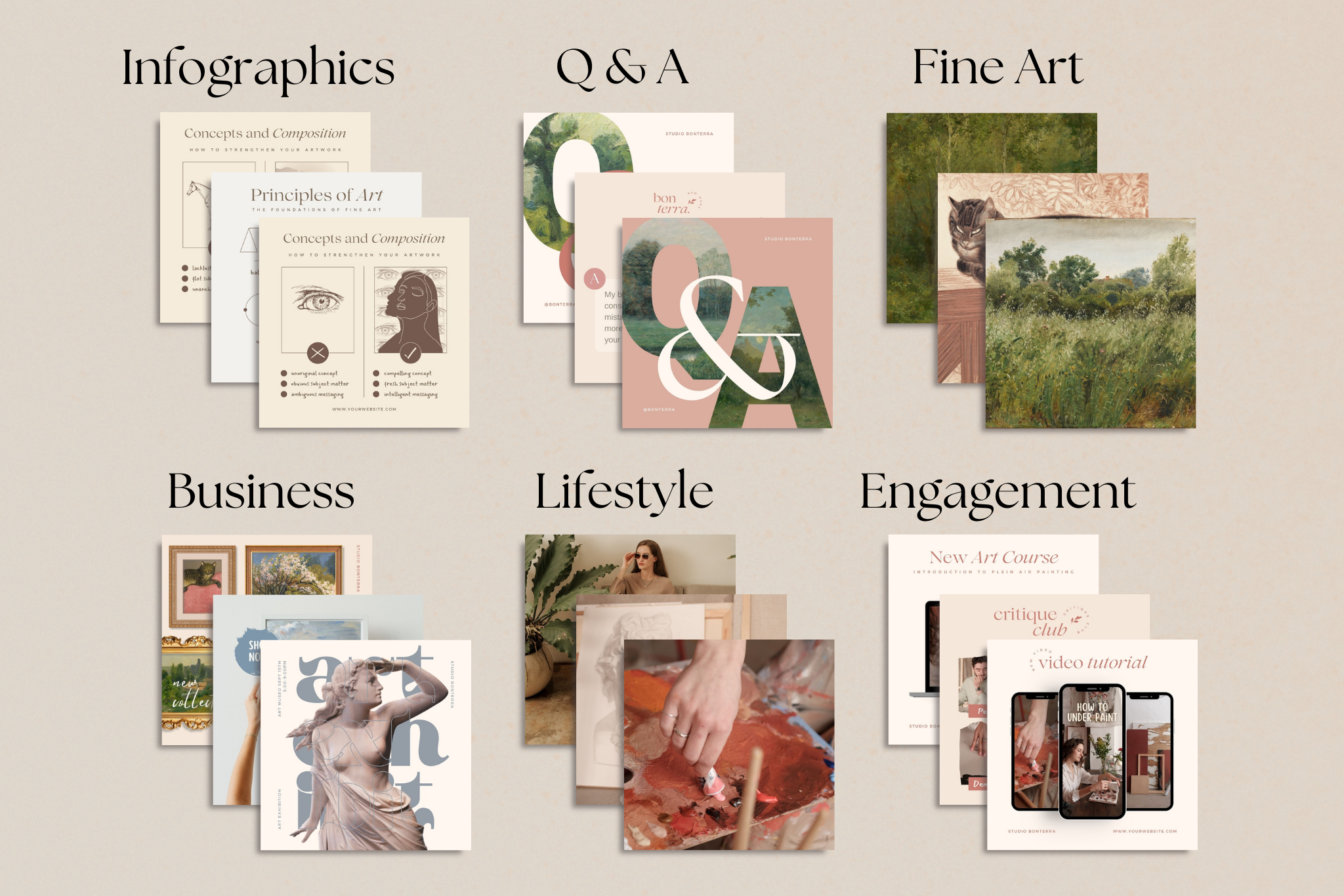 The Artist Canva Social Media Template Bundle 9