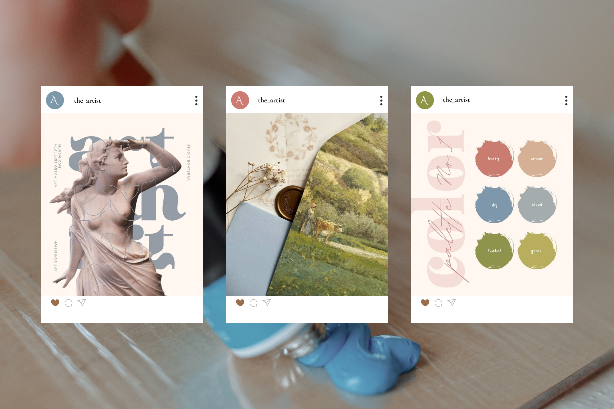 The Artist Canva Social Media Template Bundle 11