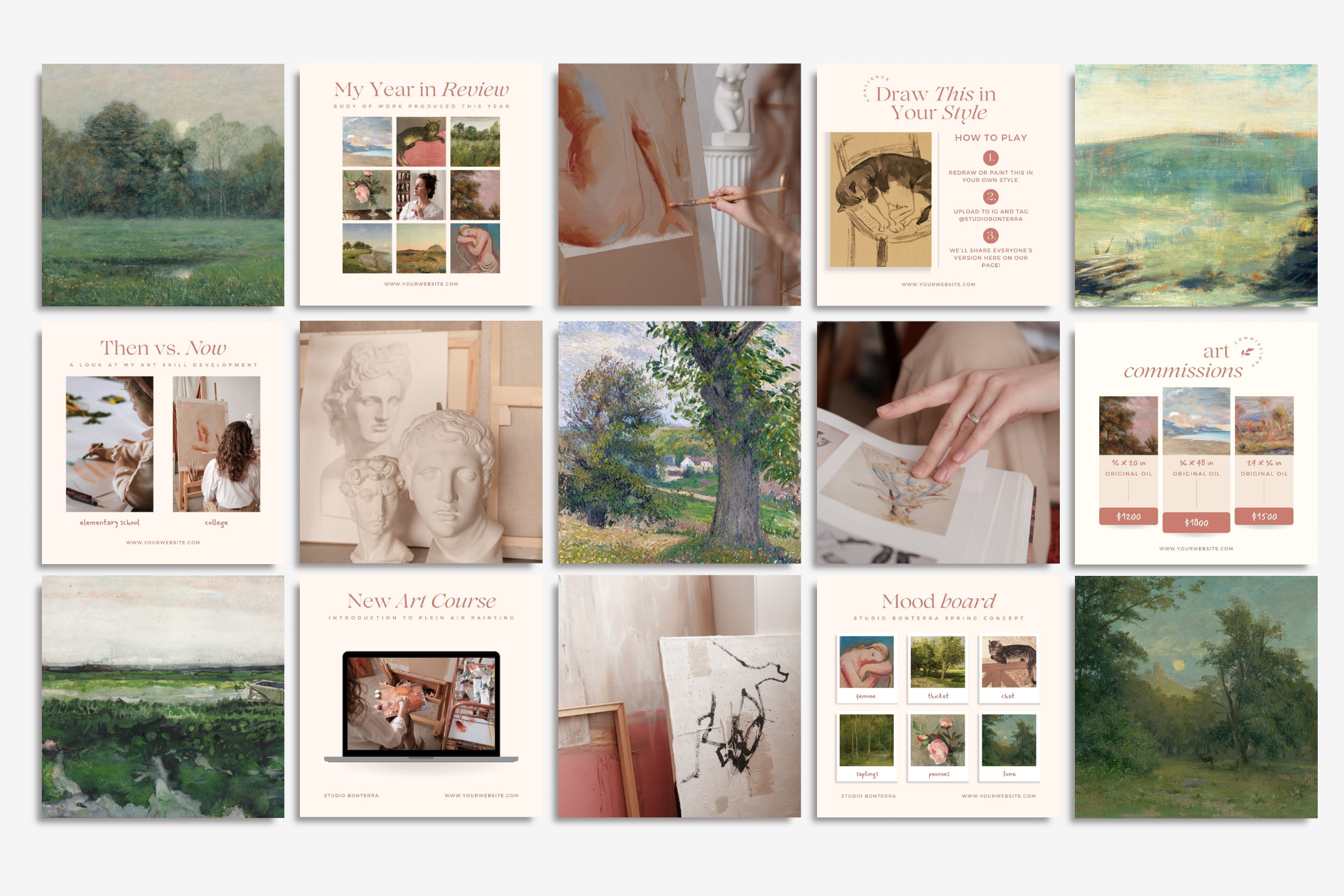 The Artist Canva Social Media Template Bundle 6